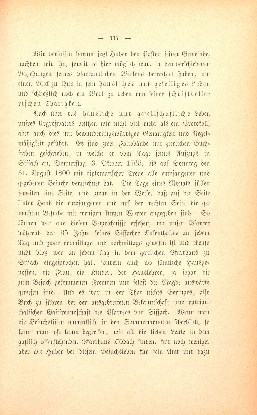 M. Johann Jakob Huber, weil. Pfarrer und Dekan in Sissach und seine Sammlungen zur Geschichte der Stadt und Landschaft Basel – Seite 43