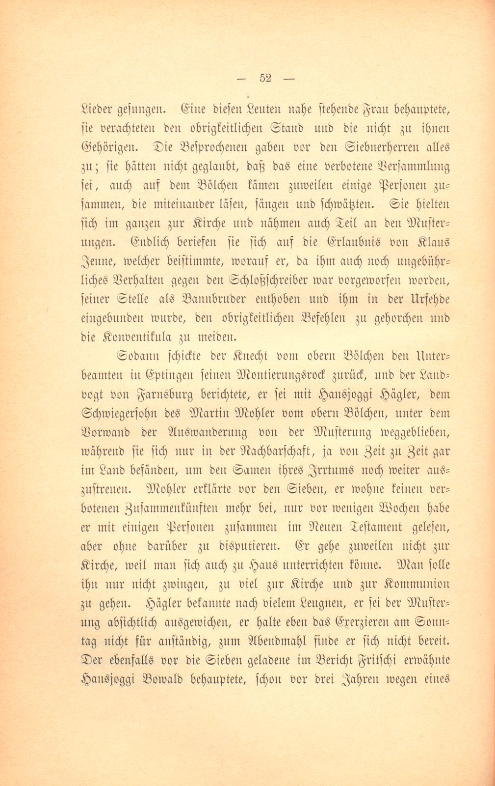 Die Basler Separatisten im ersten Viertel des XVIII. Jahrhunderts – Seite 23