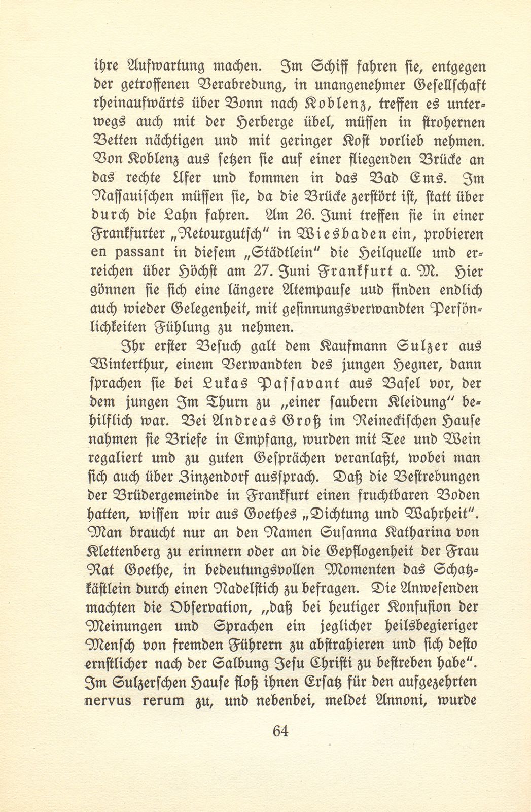 Aus den Wanderjahren des Hieronymus Annoni (1697-1770) – Seite 21