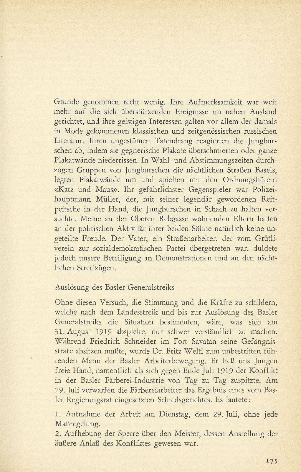 Erinnerungen an den Basler Generalstreik 1919 – Seite 3