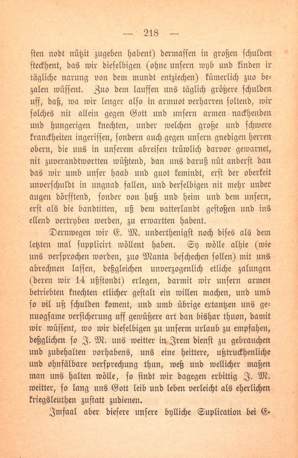 Schicksal einiger Basler Fähnlein in französischem Sold. (1589-1593.) – Seite 67