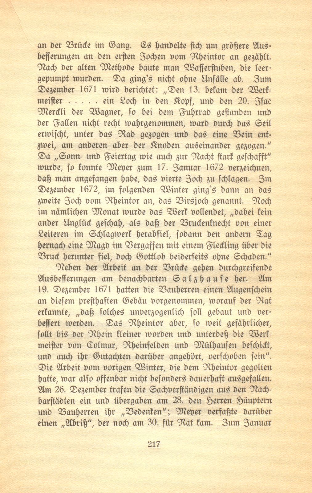 Aus den Aufzeichnungen des Lohnherrn Jakob Meyer 1670-1674 – Seite 5