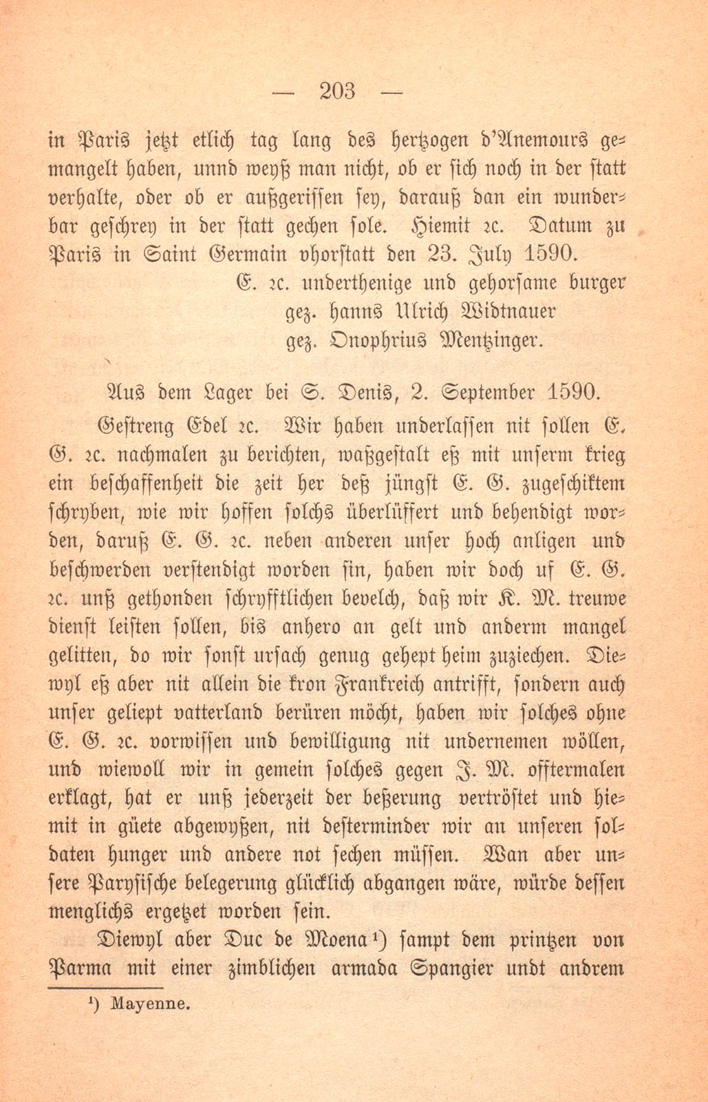 Schicksal einiger Basler Fähnlein in französischem Sold. (1589-1593.) – Seite 52