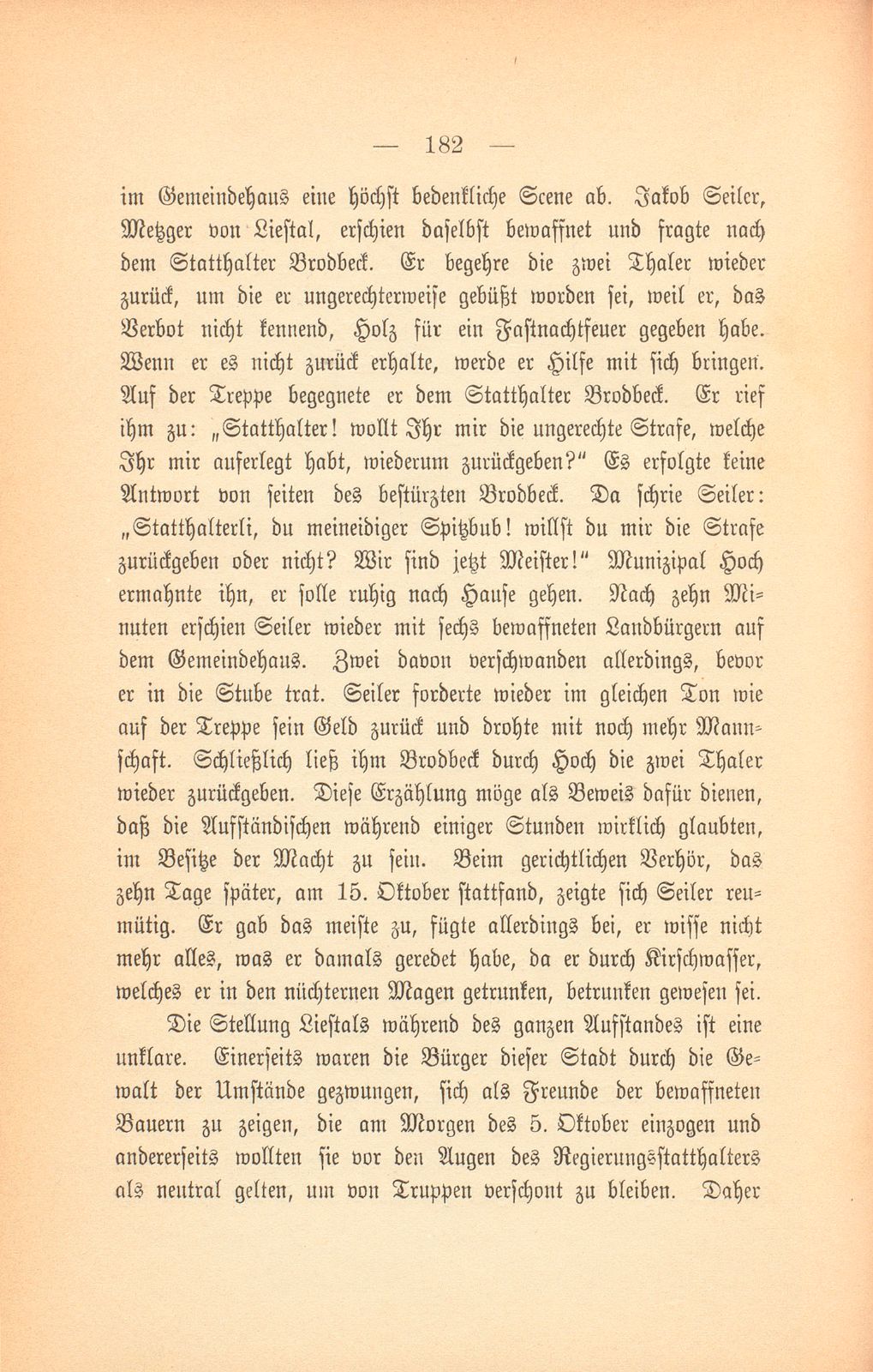 Der Bodenzinssturm in der Landschaft Basel. Oktober 1800 – Seite 18