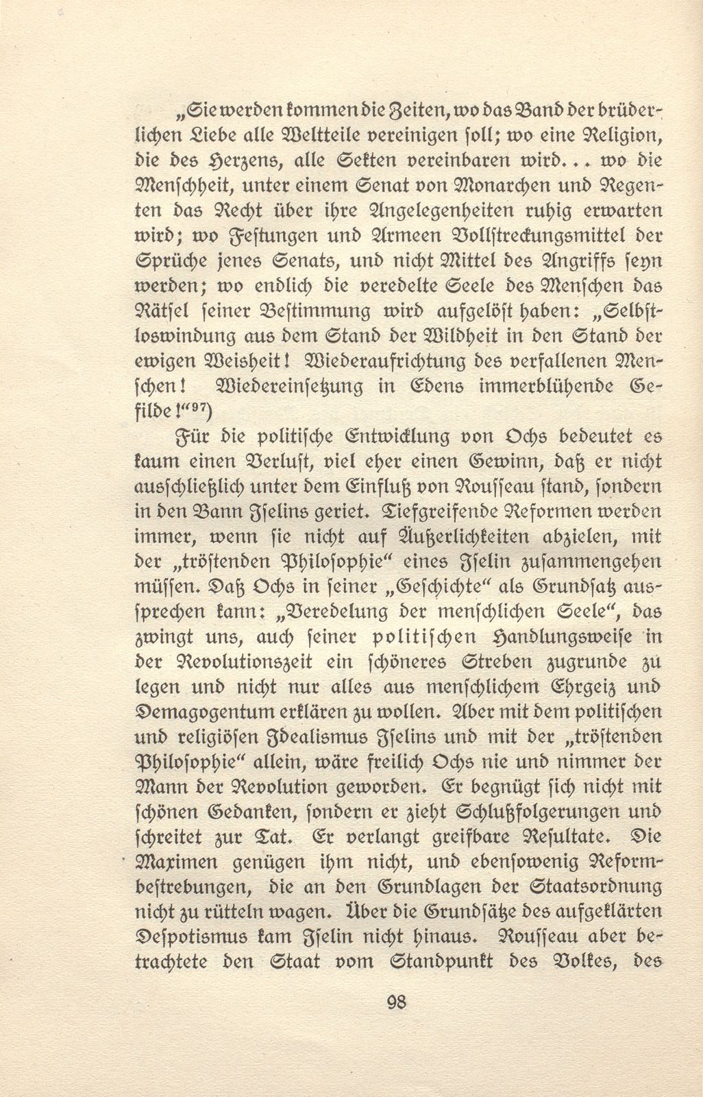 Der Einfluss Isaac Iselins auf Peter Ochs – Seite 35