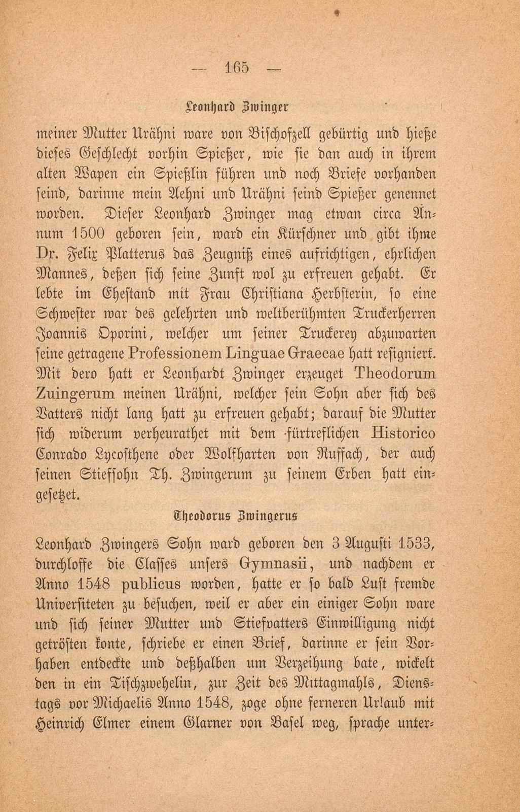 Aus einem baslerischen Stammbuch, XVII. Jahrhundert – Seite 29