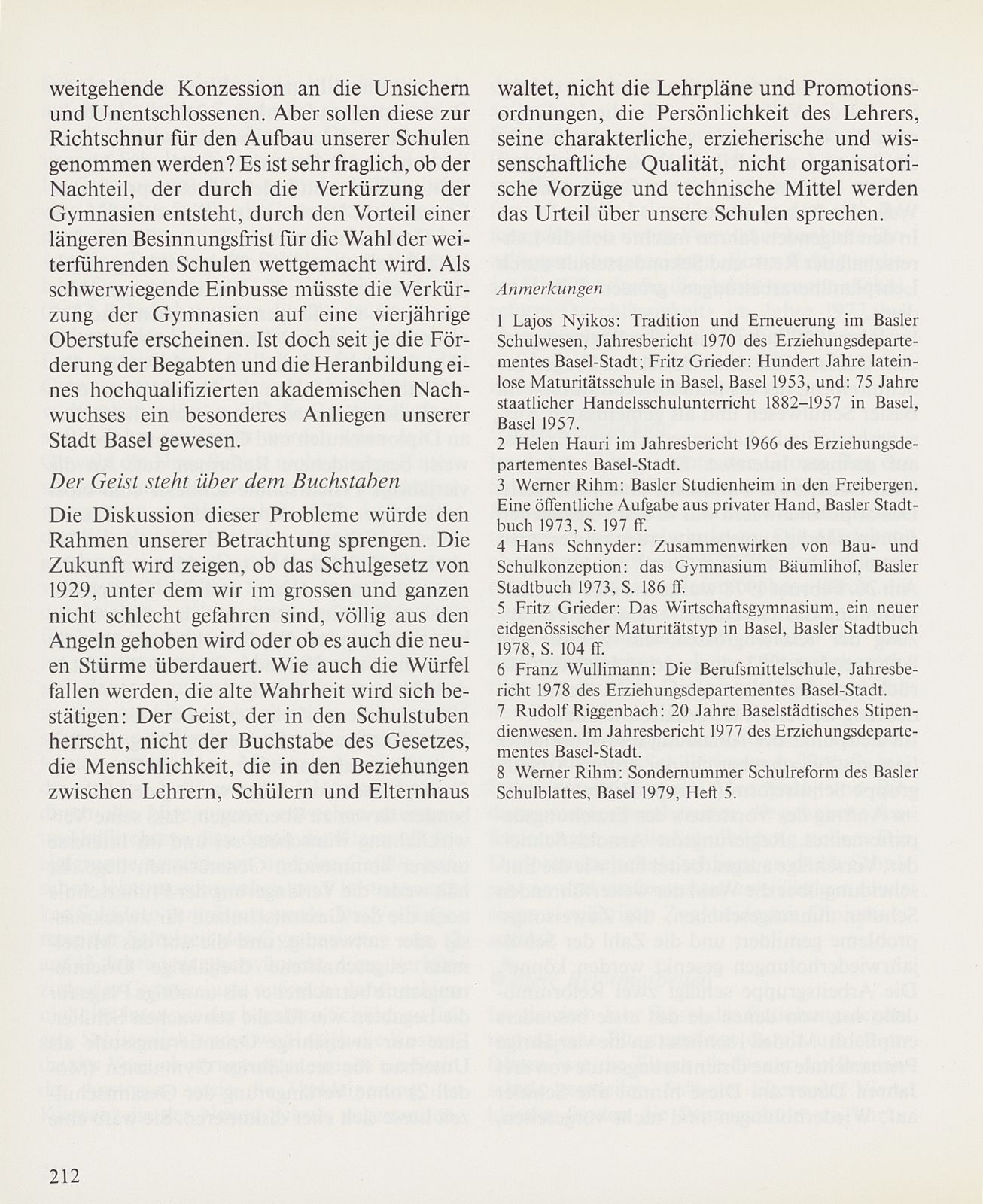 50 Jahre Basler Schule unter dem Schulgesetz vom 4. April 1929 – Seite 11