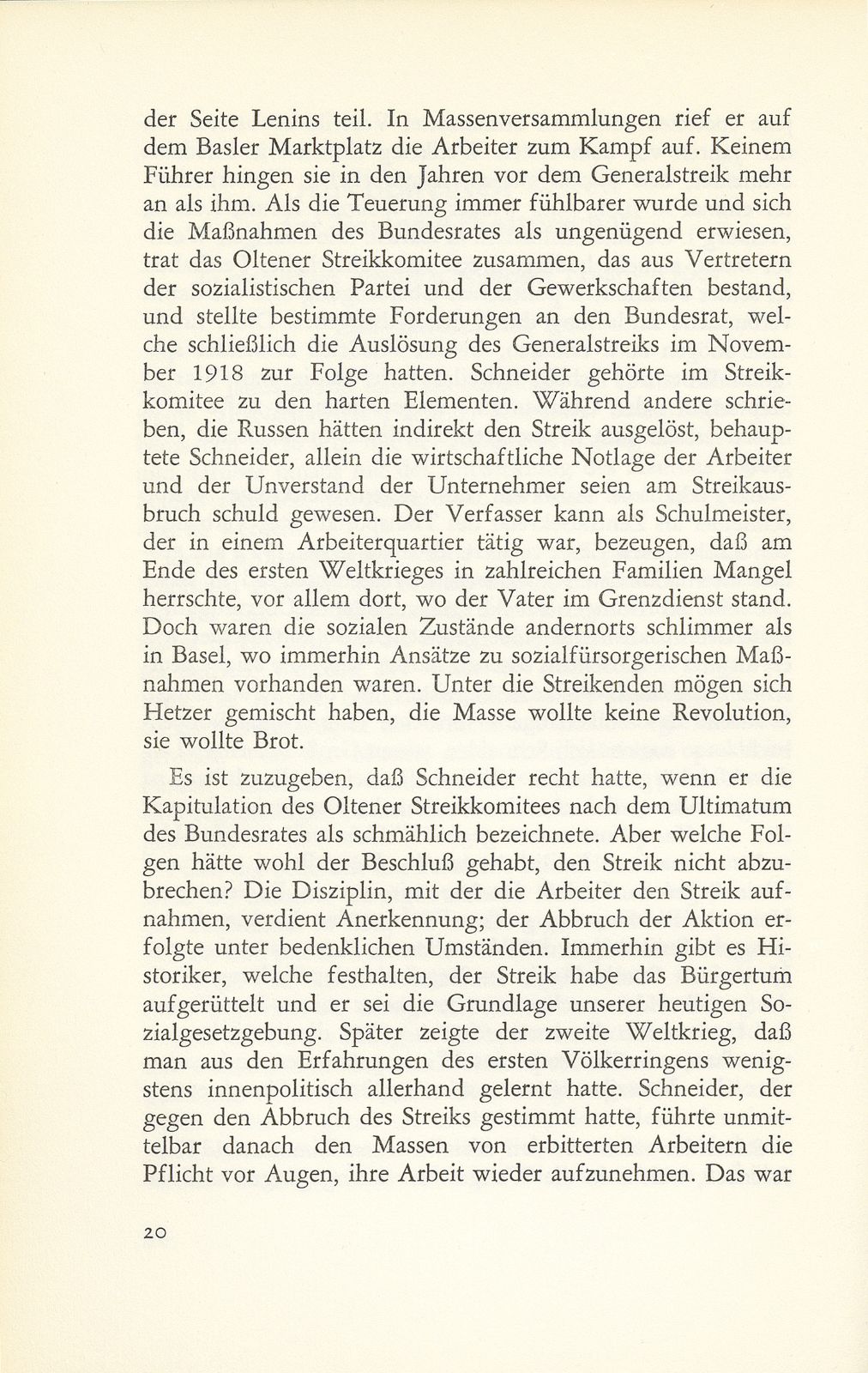 Aus bewegten Zeiten der Basler Arbeiterschaft – Seite 3