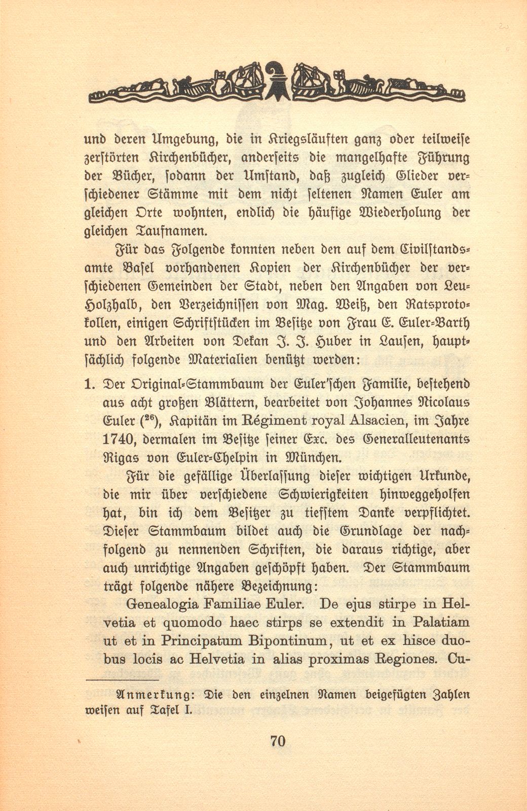 Zur Genealogie der Familie Euler in Basel – Seite 2