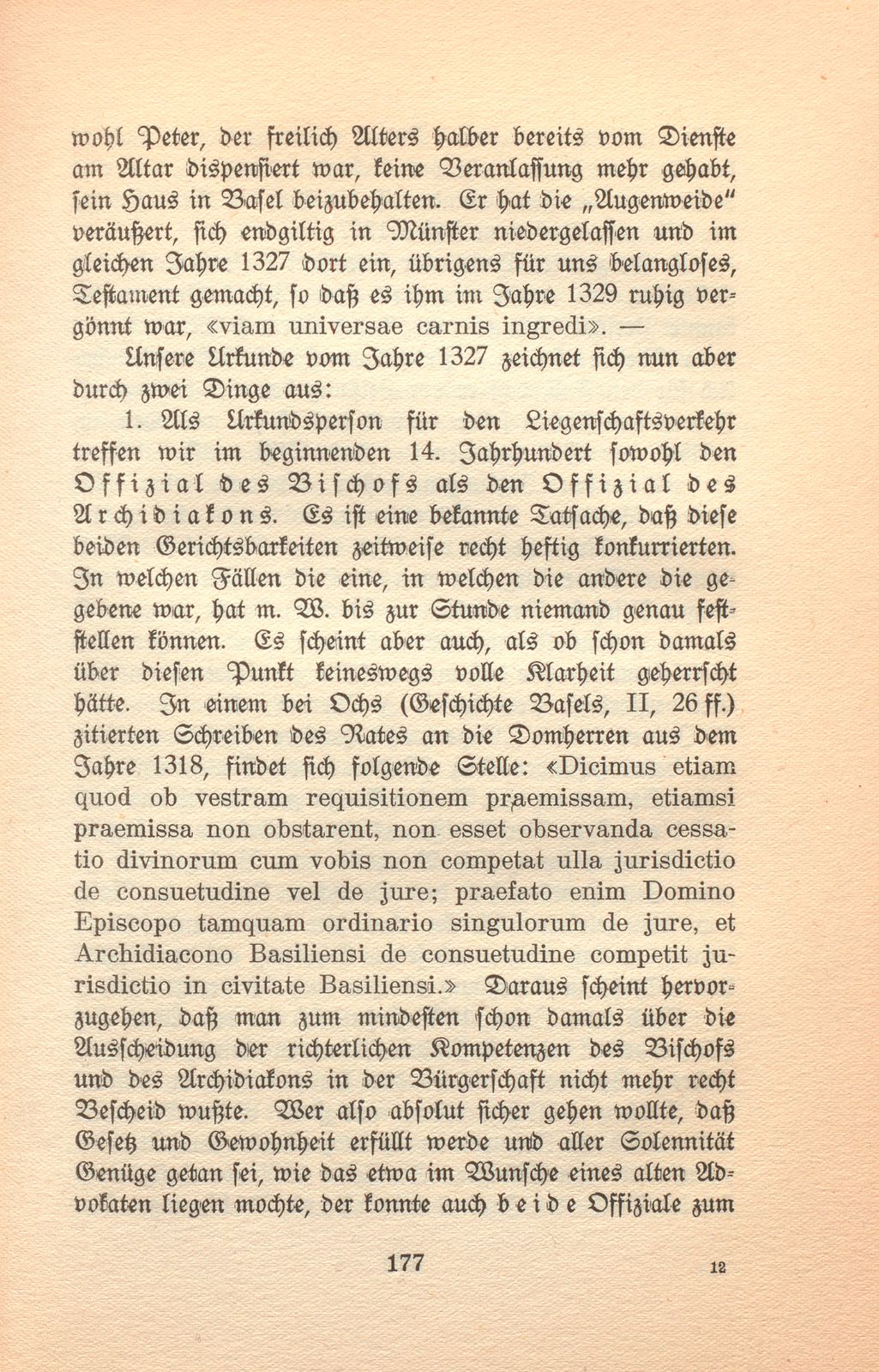 Aus der Geschichte eines alten Basler Hauses [Haus zur ‹Augenweide›] – Seite 4