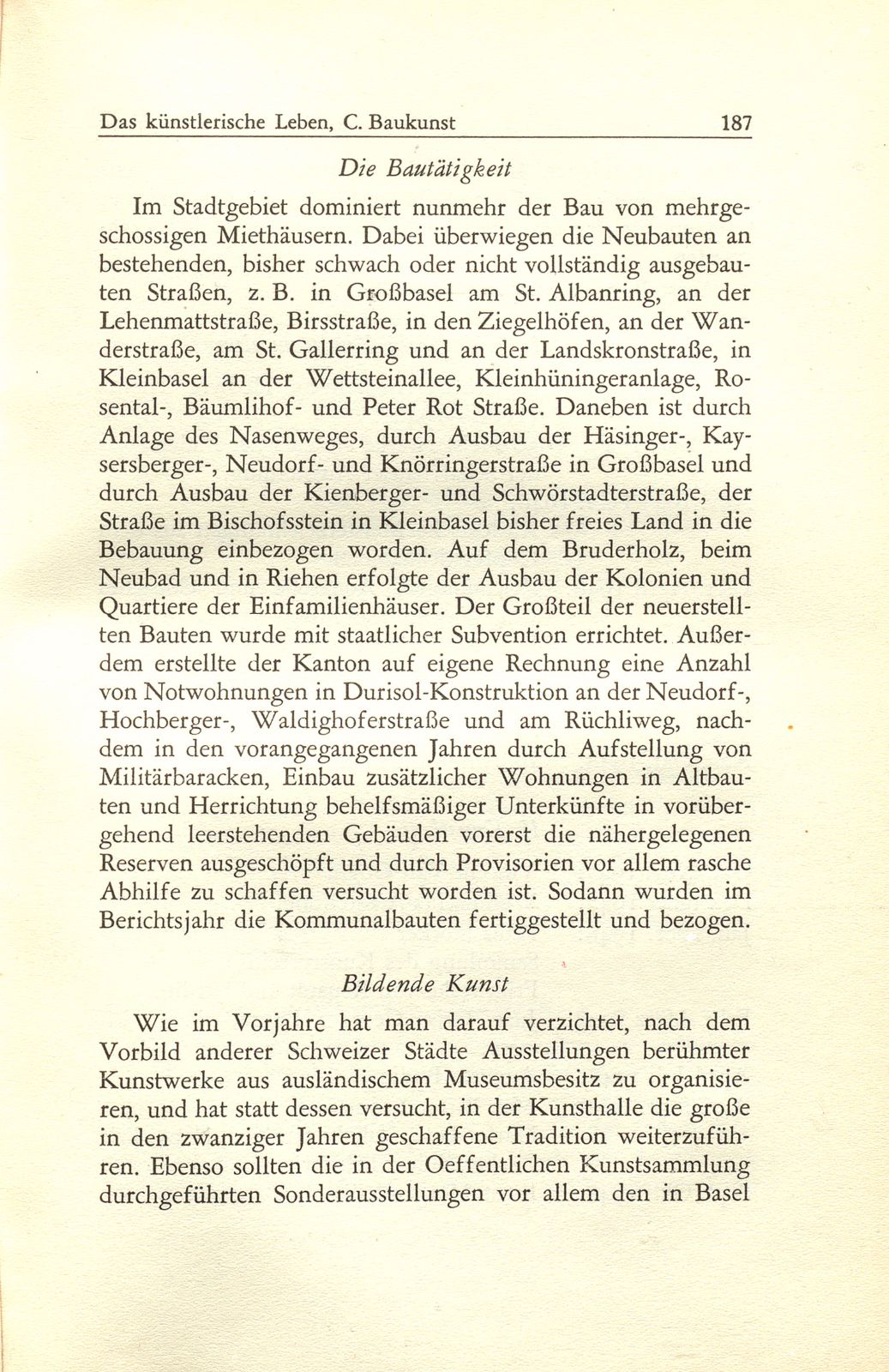 Das künstlerische Leben in Basel vom 1. Oktober 1947 bis 30. September 1948 – Seite 3