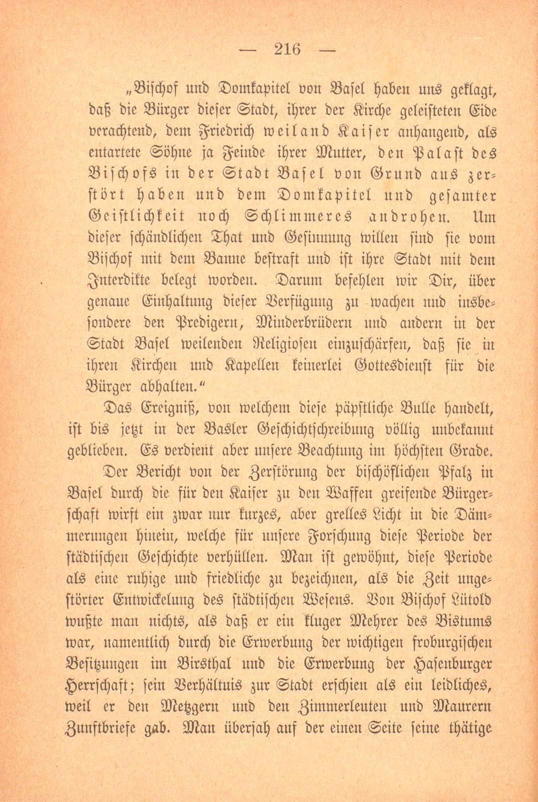 Zur Geschichte Basels im dreizehnten Jahrhundert – Seite 10