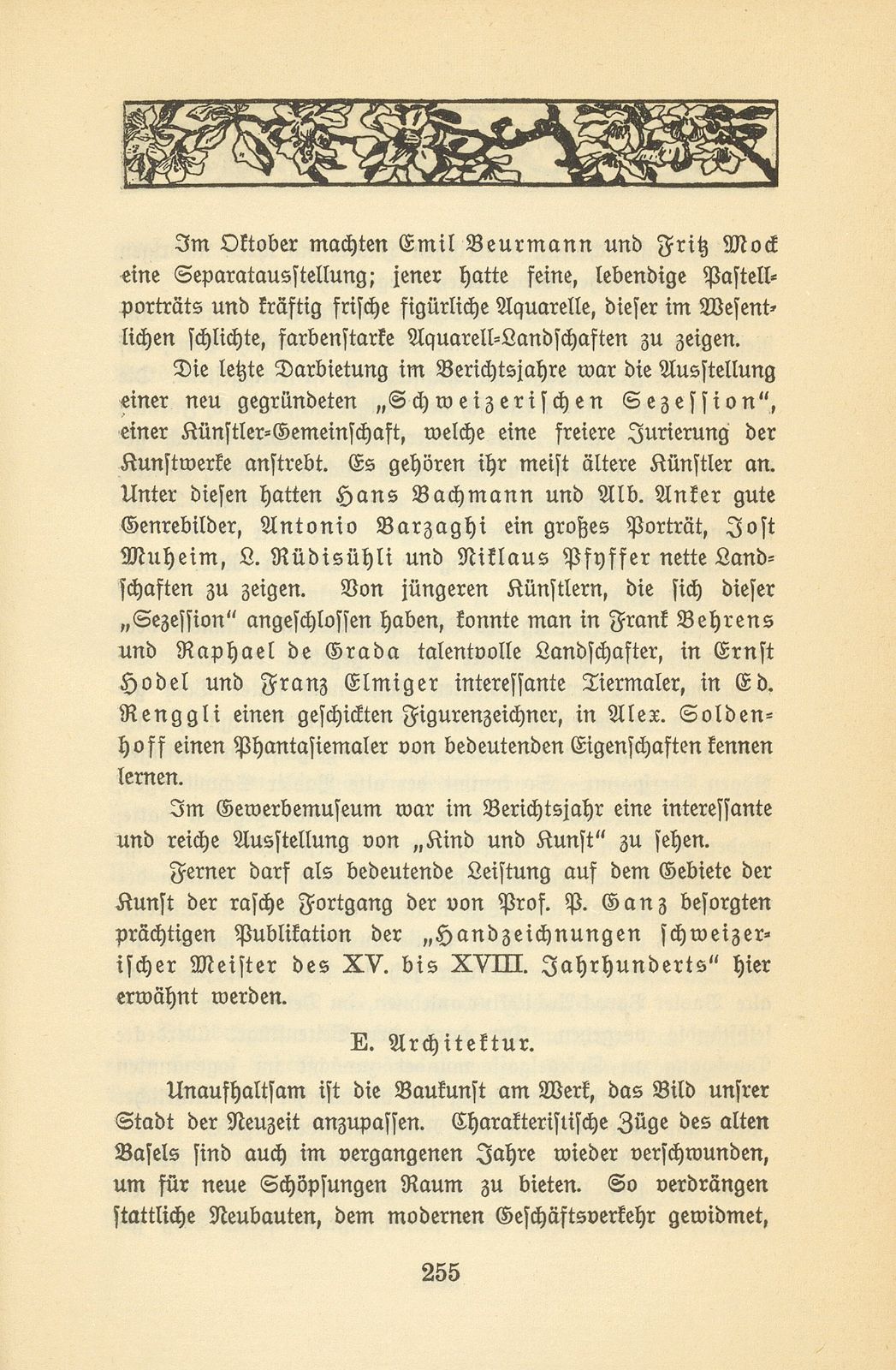 Das künstlerische Leben in Basel vom 1. November 1905 bis 31. Oktober 1906 – Seite 10