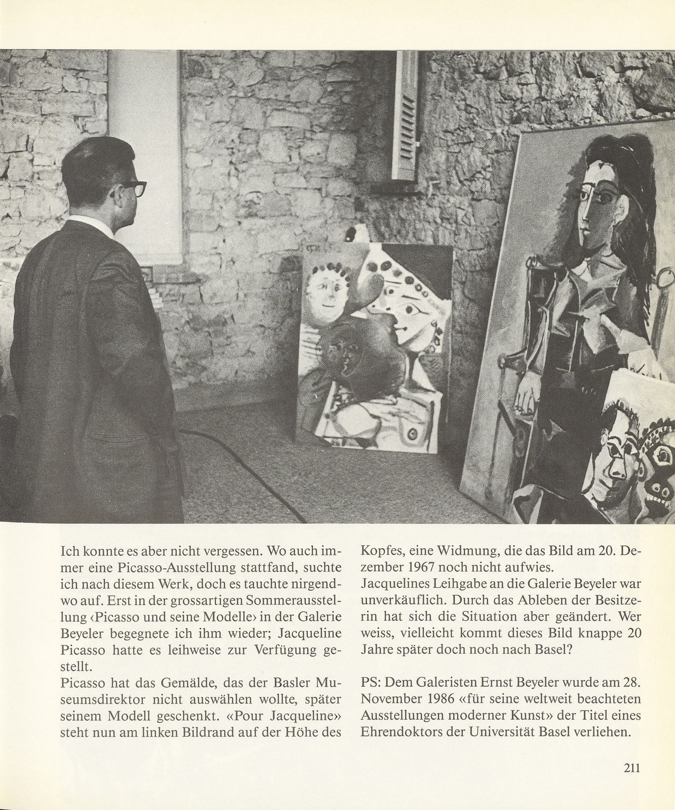 Ein Bild, das Picasso Basel schenken wollte – Seite 2