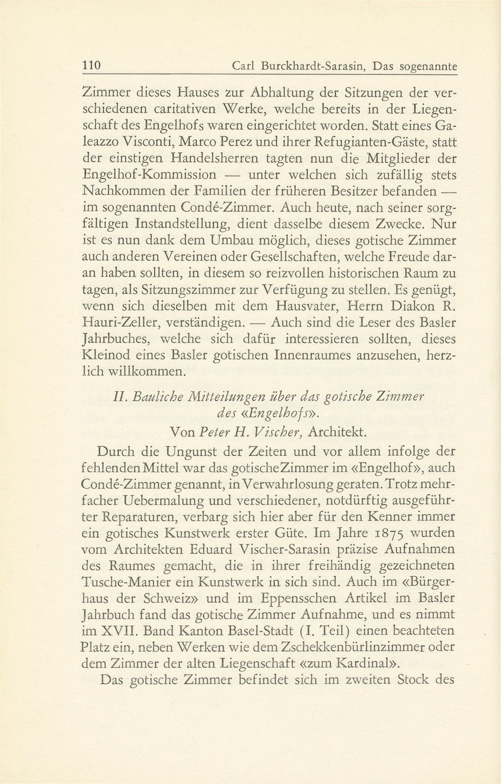 Das sogenannte Condé-Zimmer im ‹Engelhof› – Seite 29