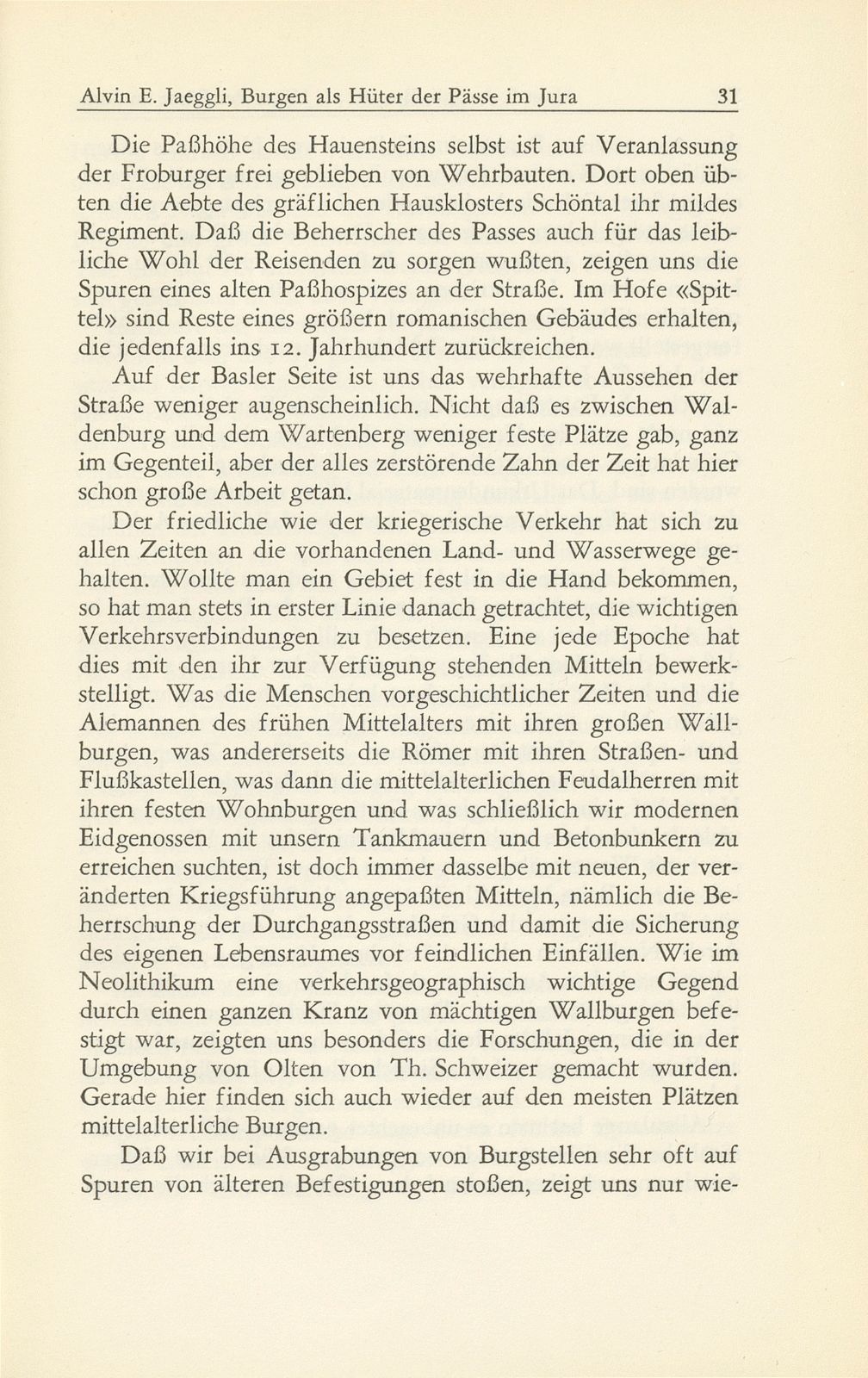 Burgen als Hüter der Pässe im Jura – Seite 5