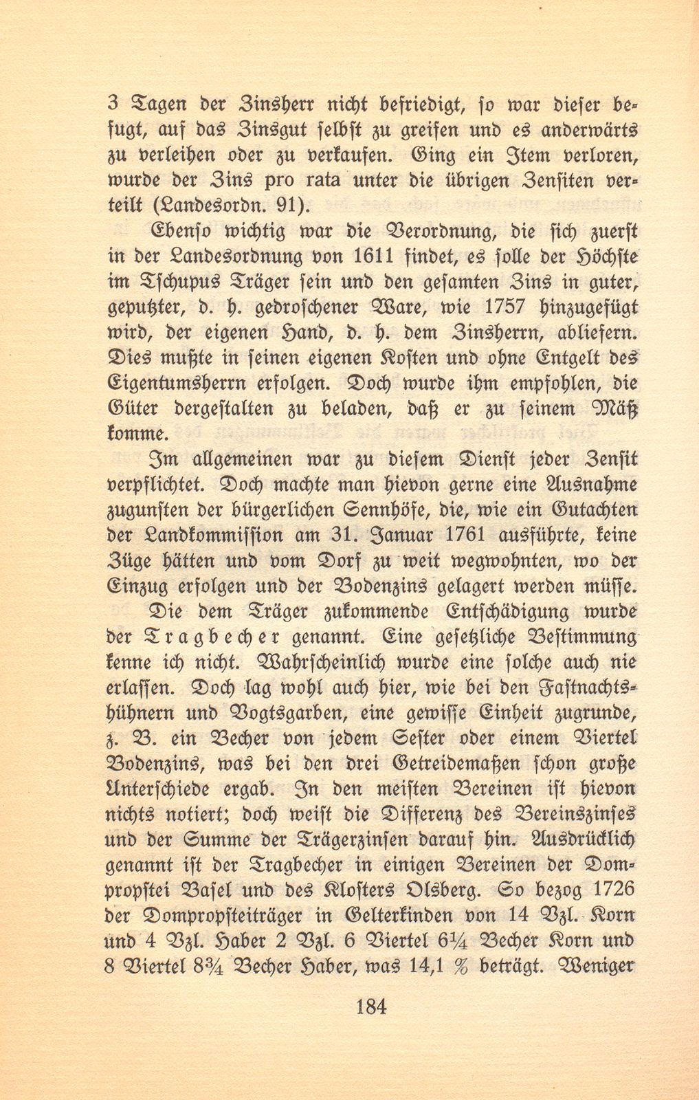 Die Lasten der baslerischen Untertanen im 18. Jahrhundert – Seite 76