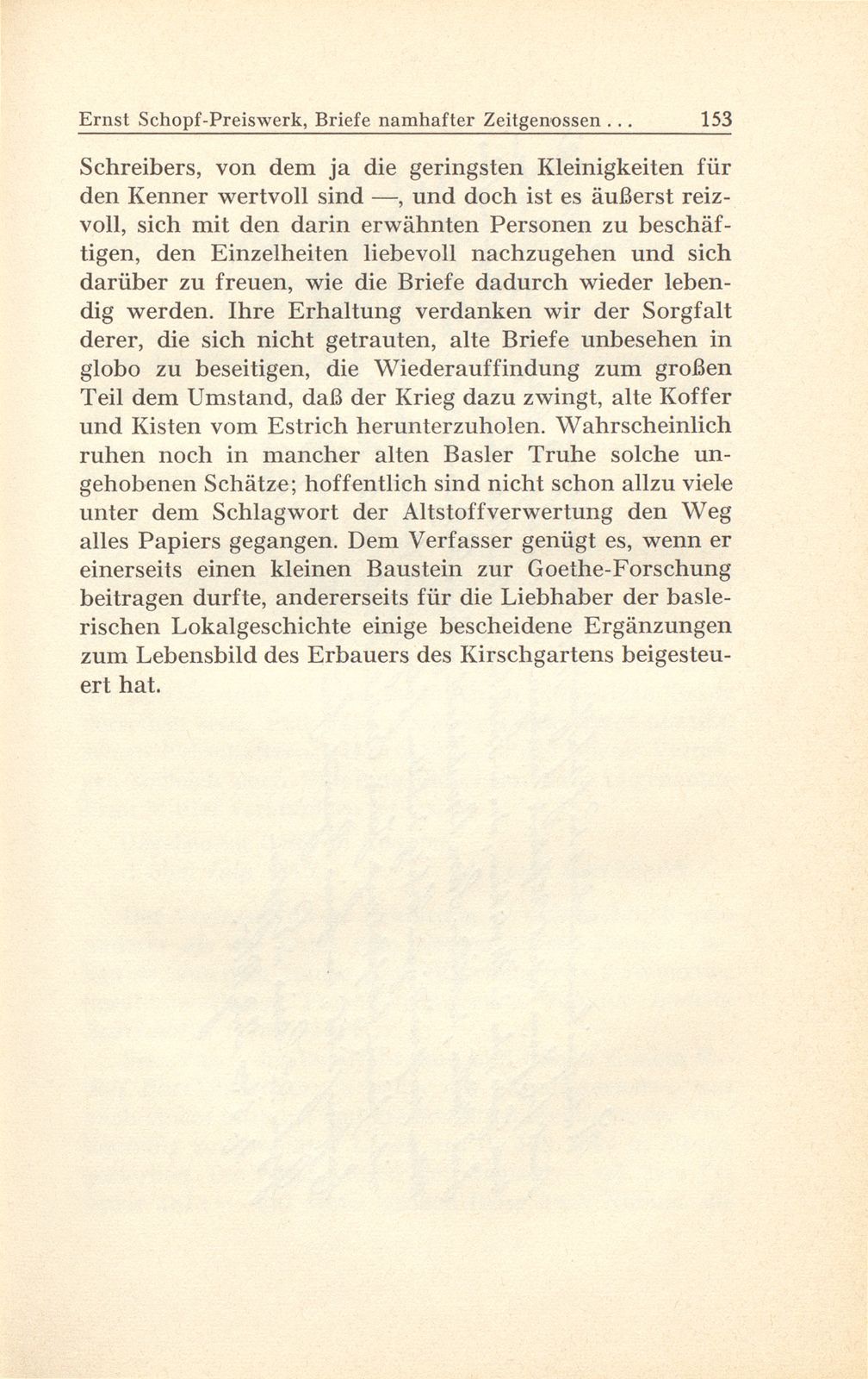 Briefe namhafter Zeitgenossen an Johann Rudolf Burckhardt im Kirschgarten – Seite 12