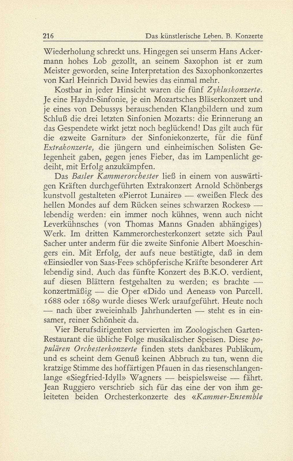 Das künstlerische Leben in Basel vom 1. Oktober 1948 bis 30. September 1949 – Seite 6