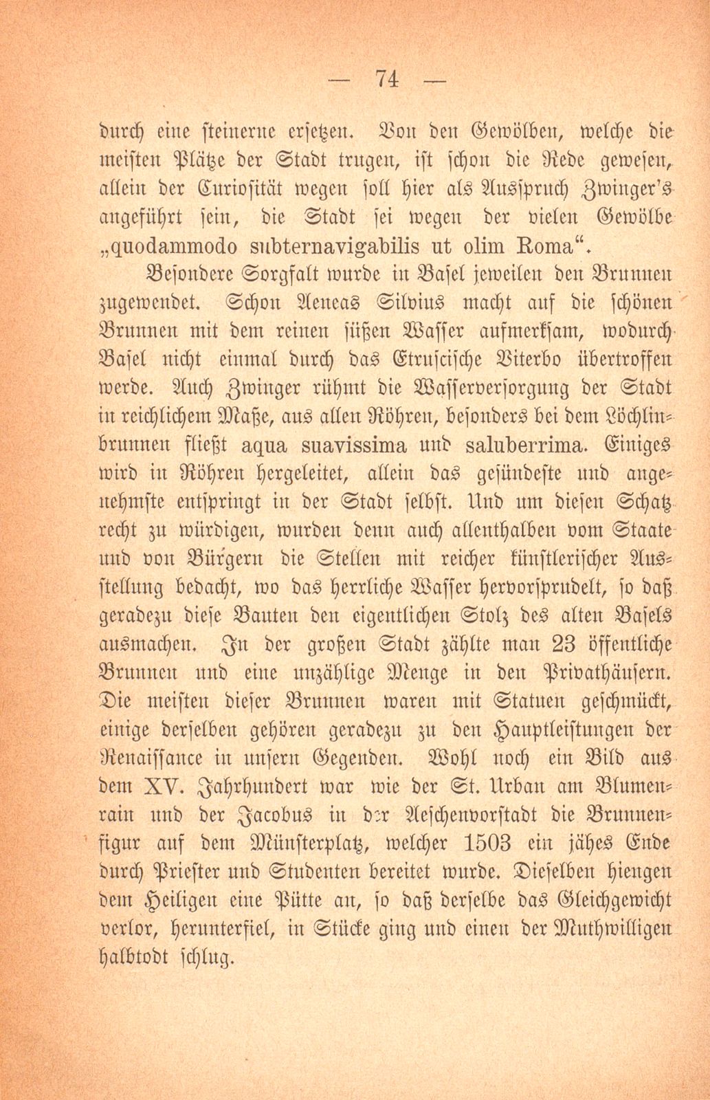 Baugeschichte Basels im XVI. Jahrhundert – Seite 23