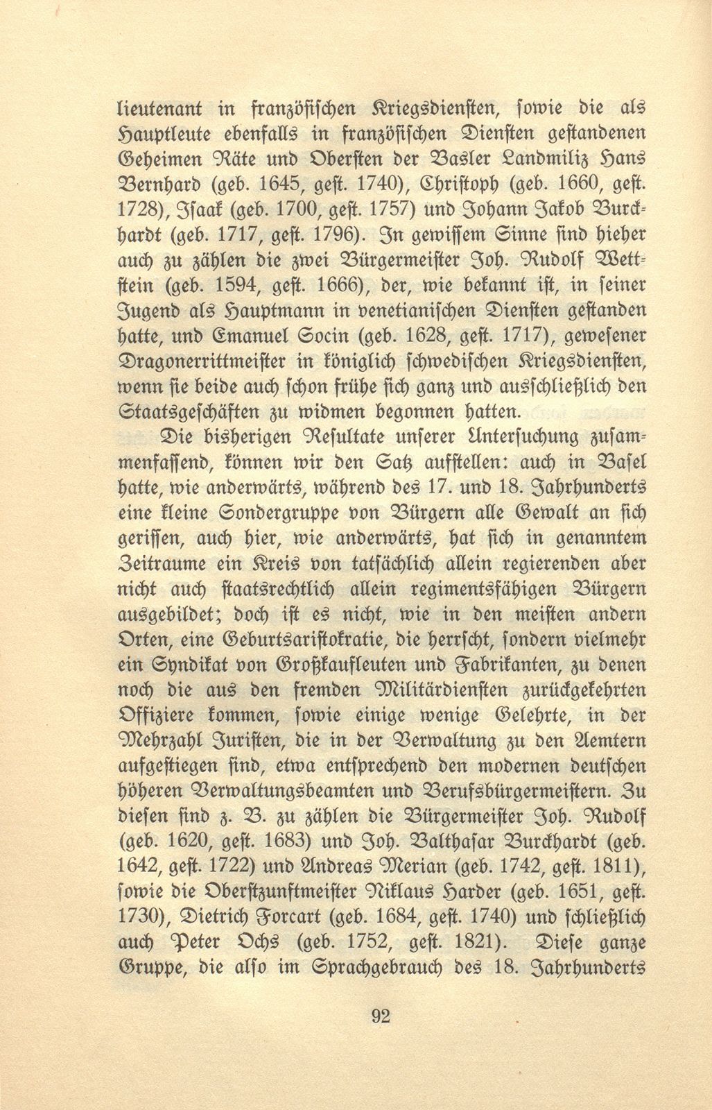 Stände und Verfassung in Basel vom 16. bis 18. Jahrhundert – Seite 23