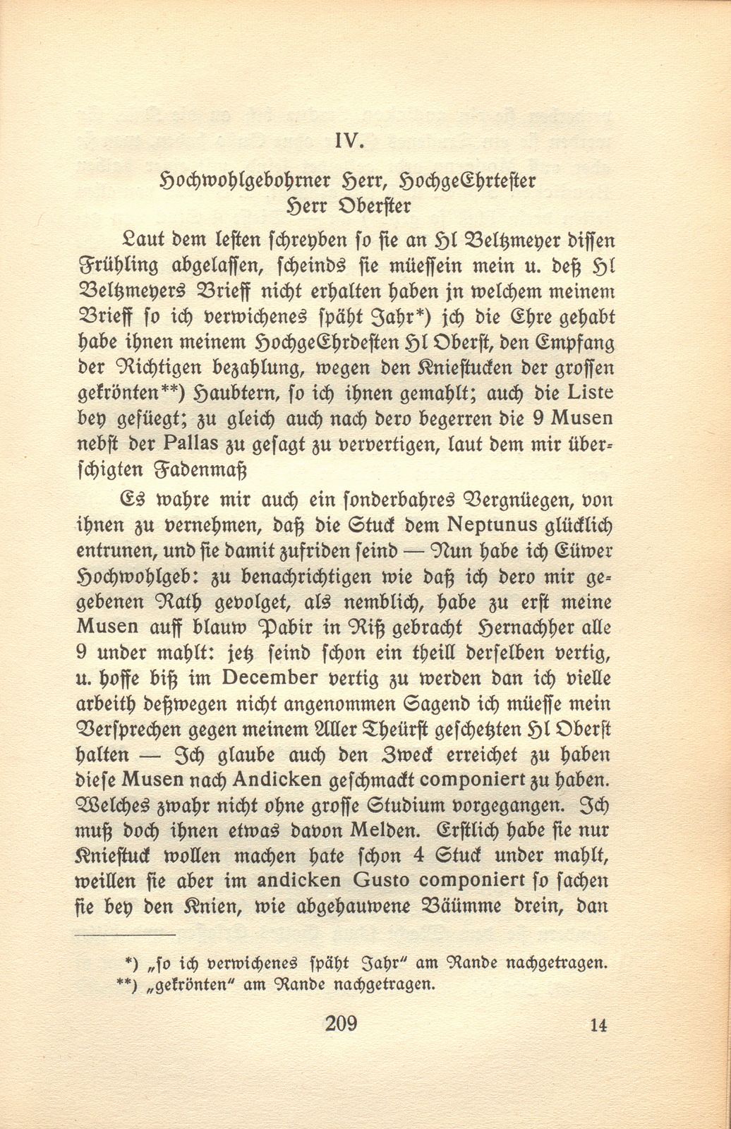 C.F. von Staal und Emanuel Handmann. (Nebst acht Briefen des Künstlers.) – Seite 15