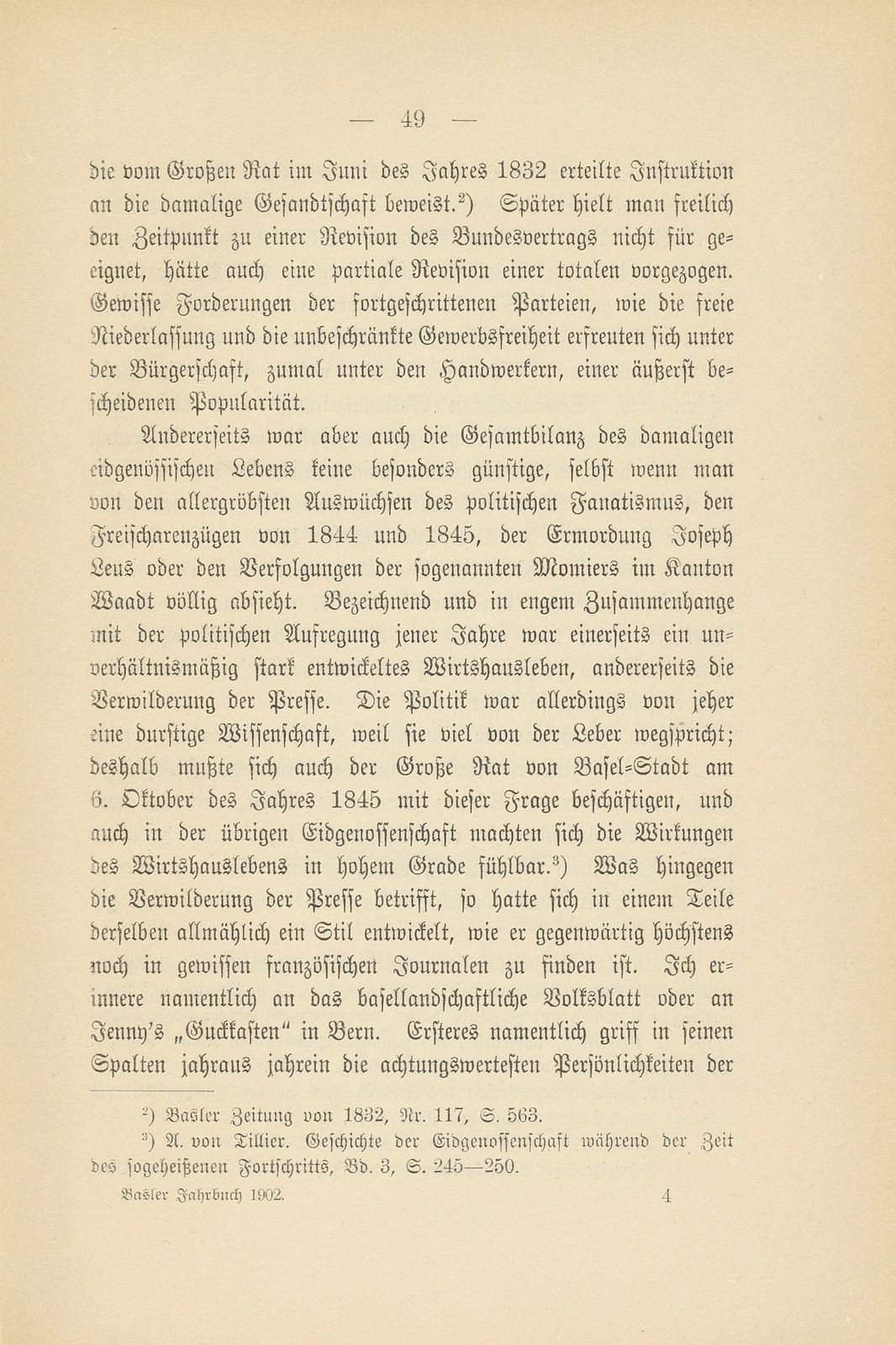 Basel zur Zeit der Freischarenzüge und des Sonderbunds – Seite 5