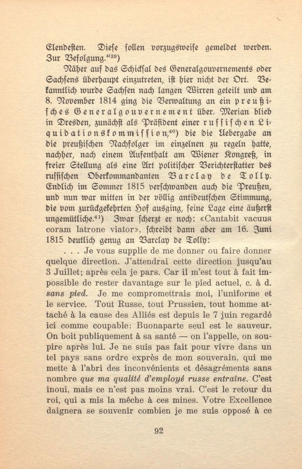 Aus den Papieren des russischen Staatsrates Andreas Merian – Seite 19