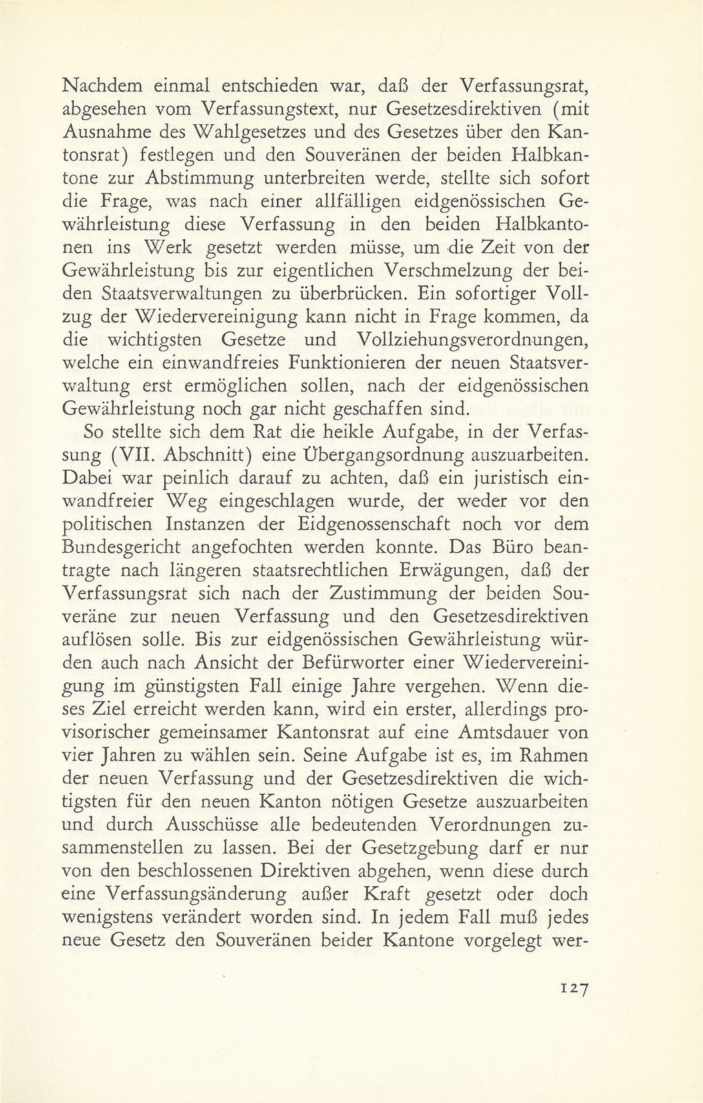 Die Grundlagen eines neuen Staates entstehen. (Zum Verfassungsentwurf und zu den Gesetzesdirektiven des zukünftigen Standes Basel.) – Seite 41