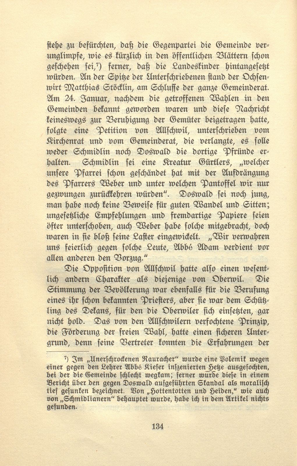 Ein kirchlicher Streit im Birseck vor achtzig Jahren – Seite 19