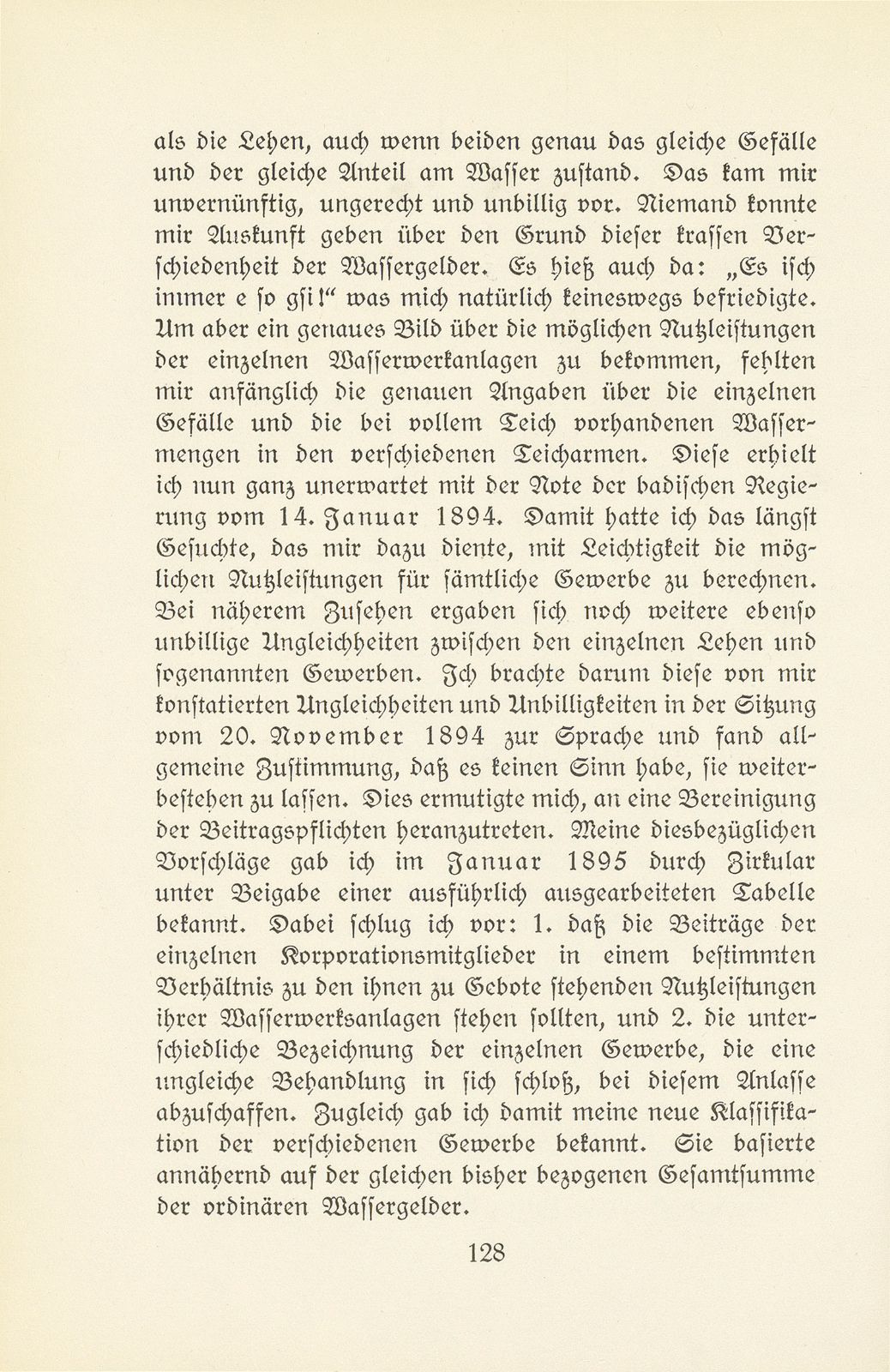 Memoiren des letzten Wassermeisters der Kleinbasler Teichkorporation – Seite 16