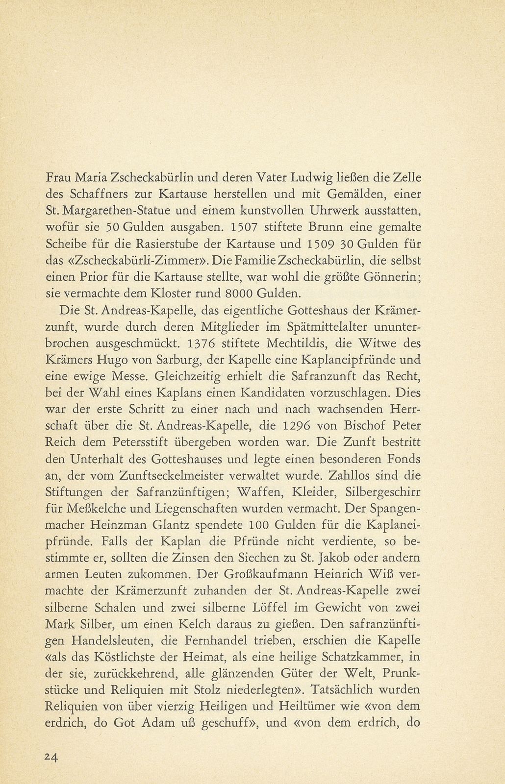 Der Einfluss der spätmittelalterlichen Basler Kaufleute auf das Kulturleben – Seite 7