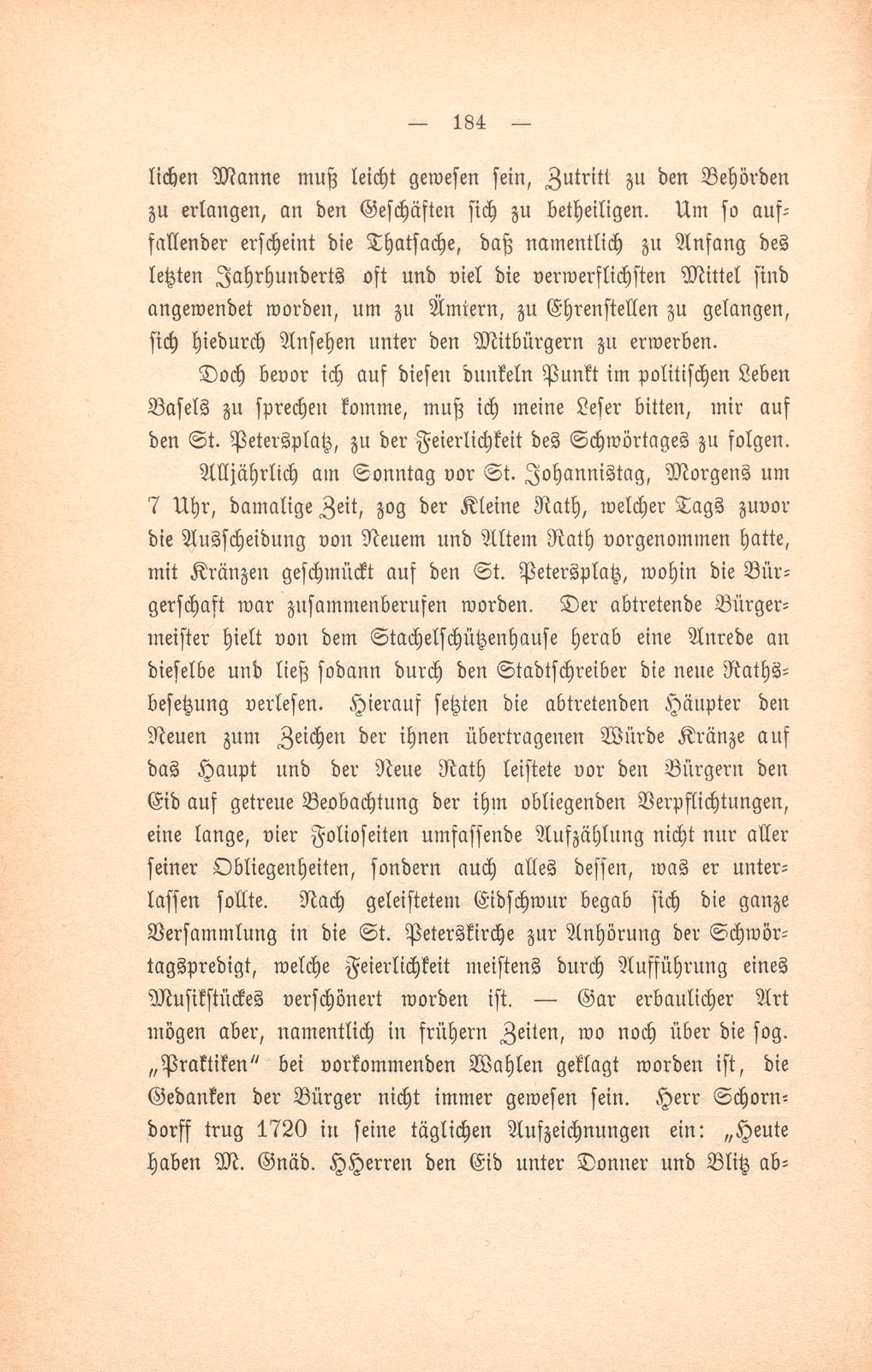 Einiges aus dem Leben zu Basel während des achtzehnten Jahrhunderts – Seite 15