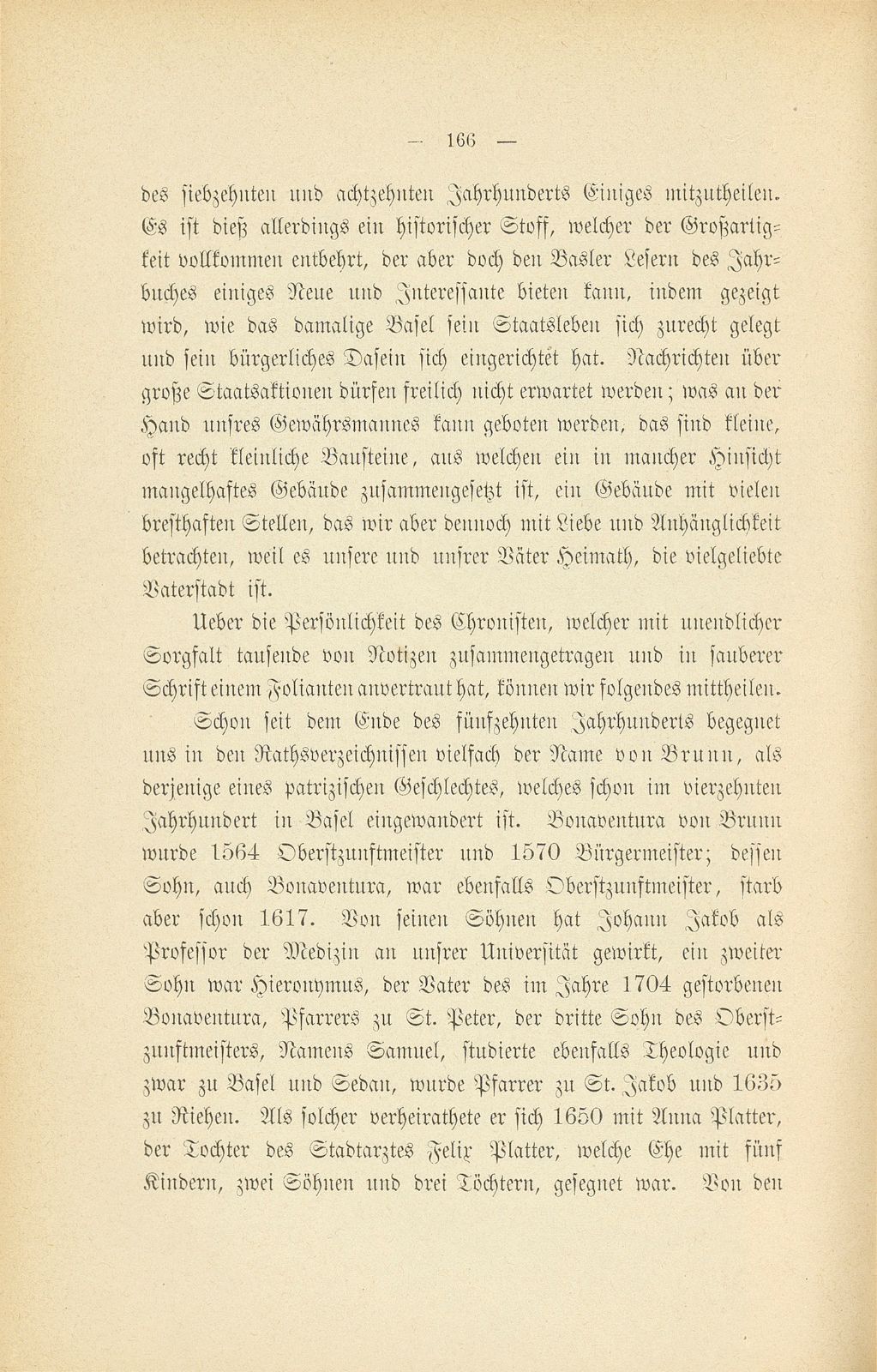 Mitteilungen aus einer Basler Chronik des beginnenden XVIII. Jahrhunderts [Sam. v. Brunn] – Seite 2