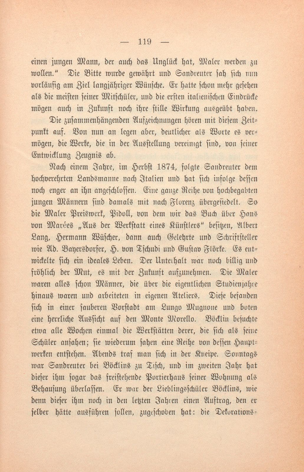 Hans Sandreuter. Rede gehalten bei der Eröffnung der Sandreuter-Ausstellung im März 1902 von Heinrich Alfred Schmid – Seite 12