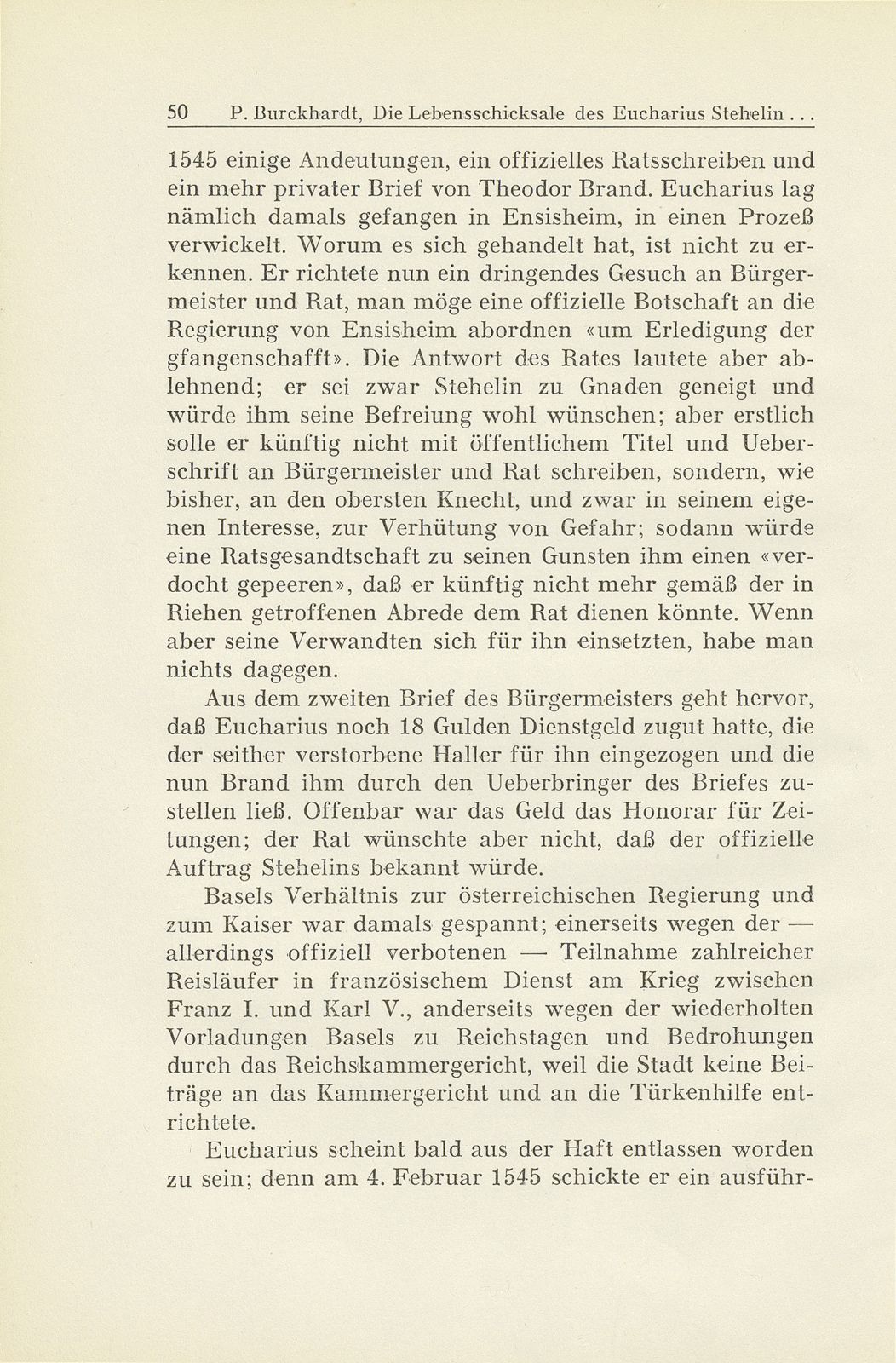 Die Lebensschicksale des Eucharius Stehelin und seine Zeitungsberichte aus dem Schmalkaldischen Krieg – Seite 16