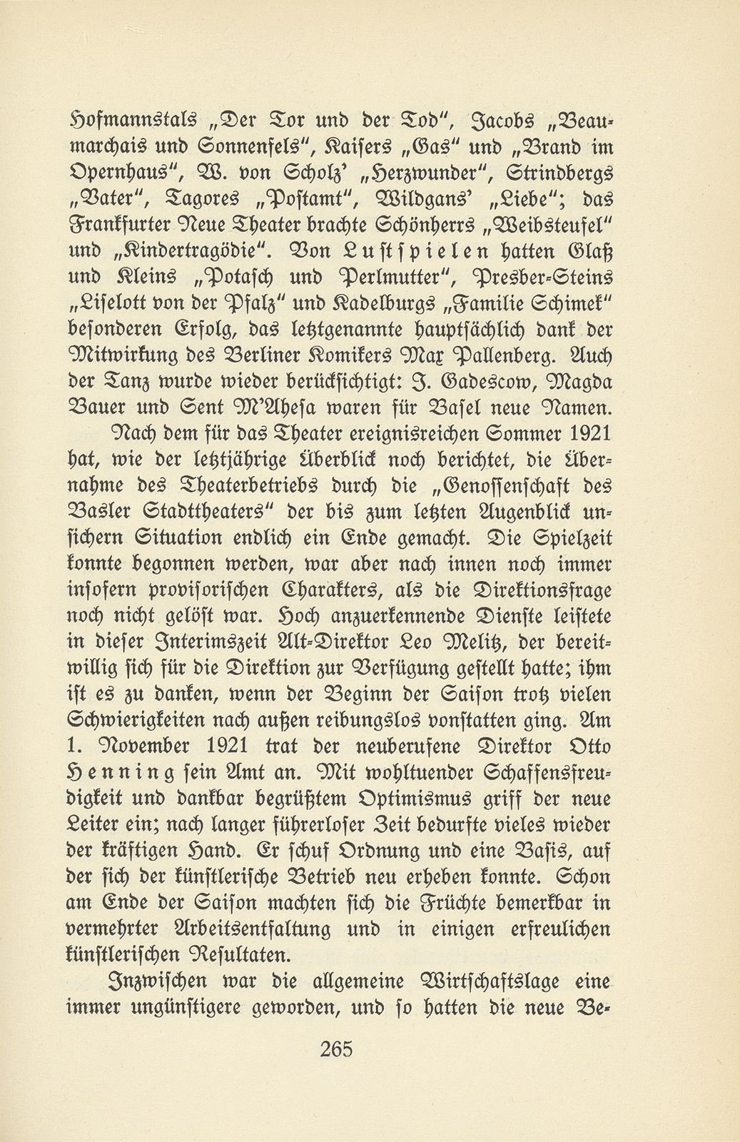 Das künstlerische Leben in Basel vom 1. November 1921 bis 1. Oktober 1922 – Seite 4