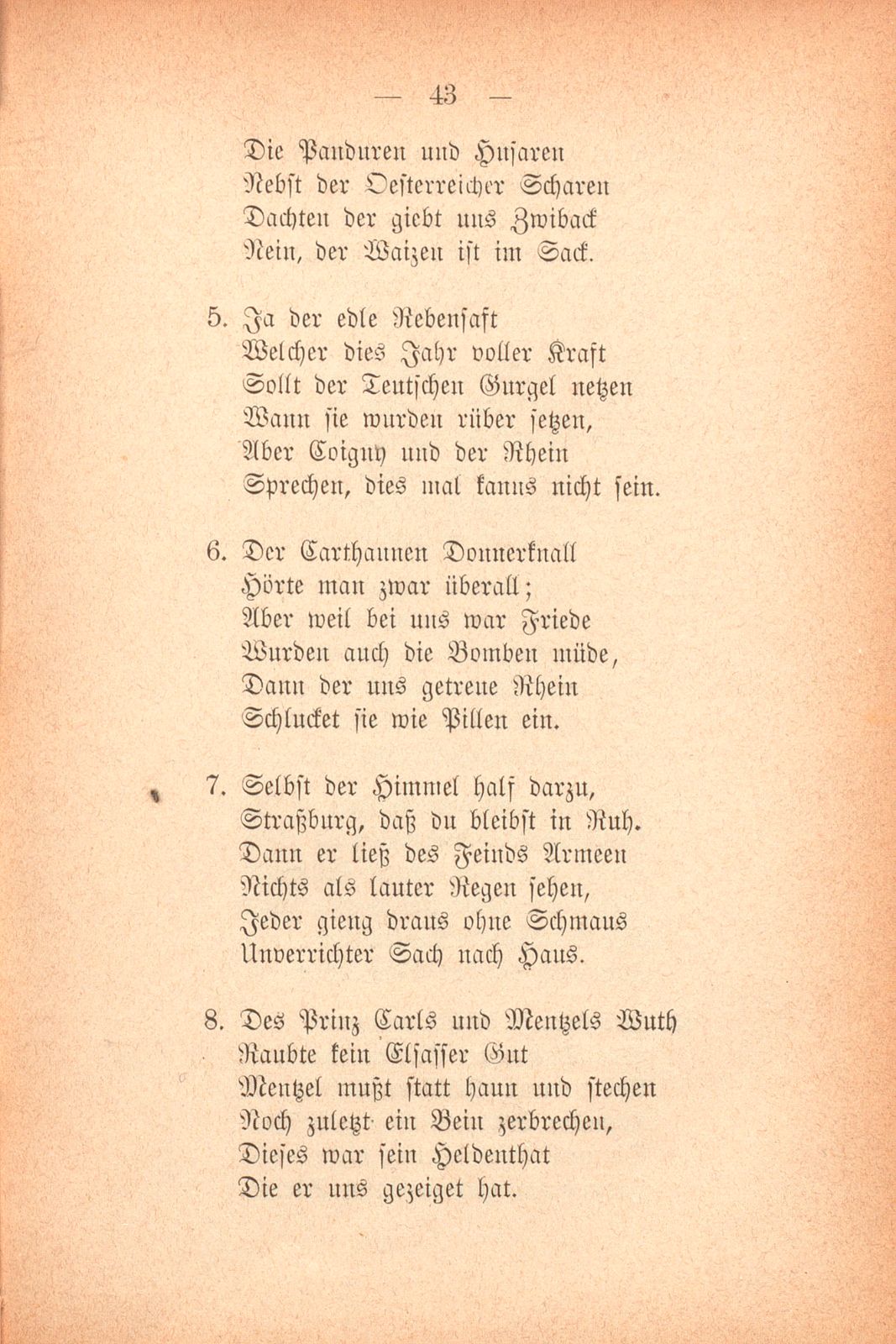 Ein politisches Gedicht aus dem Elsass vom Jahre 1743 – Seite 9