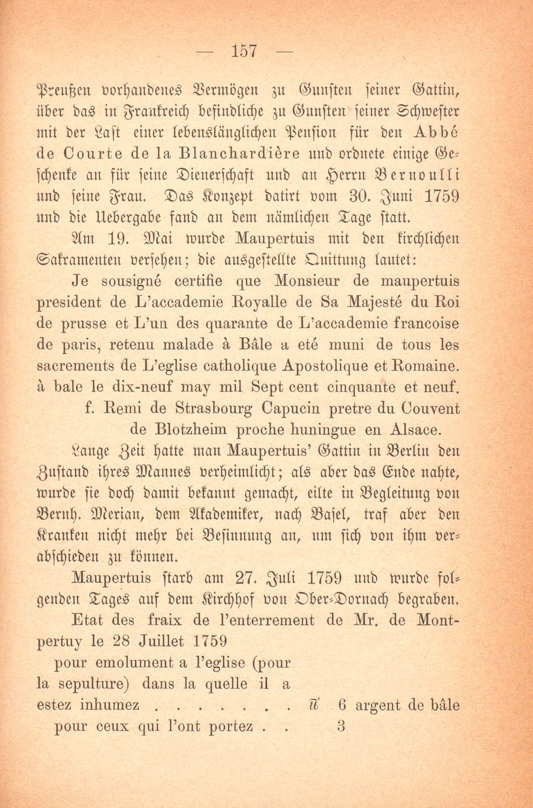 Maupertuis' Lebensende – Seite 5