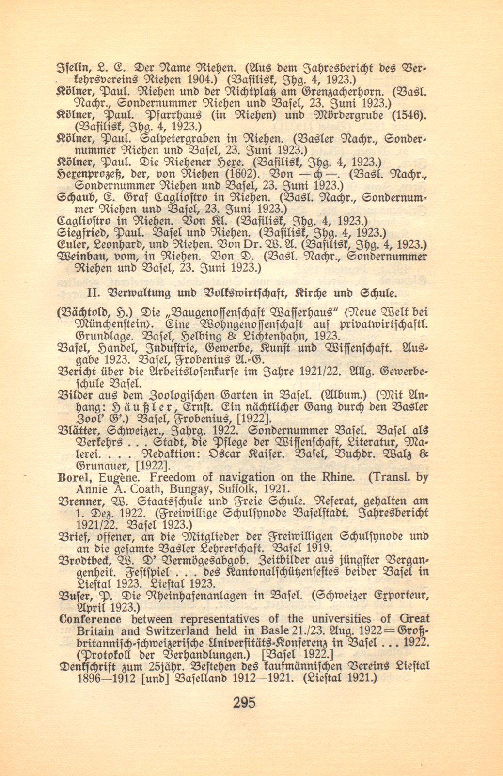 Basler Bibliographie 1923 – Seite 3