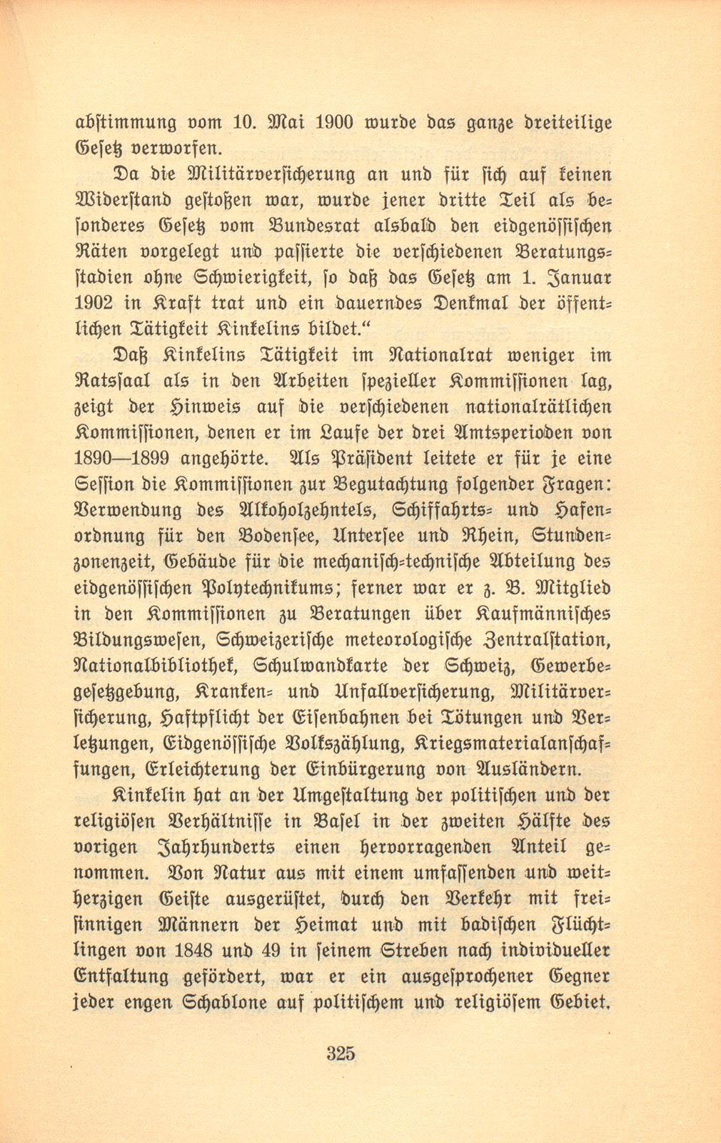 Prof. Dr. Hermann Kinkelin. 11. November 1832 bis 2. Januar 1913 – Seite 26