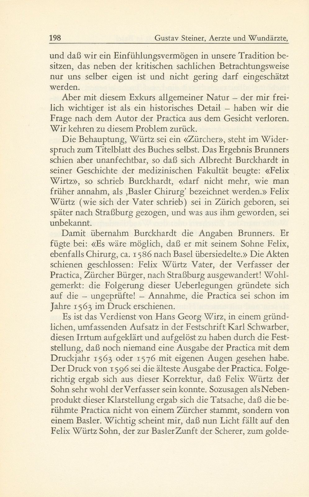 Ärzte und Wundärzte, Chirurgenzunft und medizinische Fakultät in Basel – Seite 22