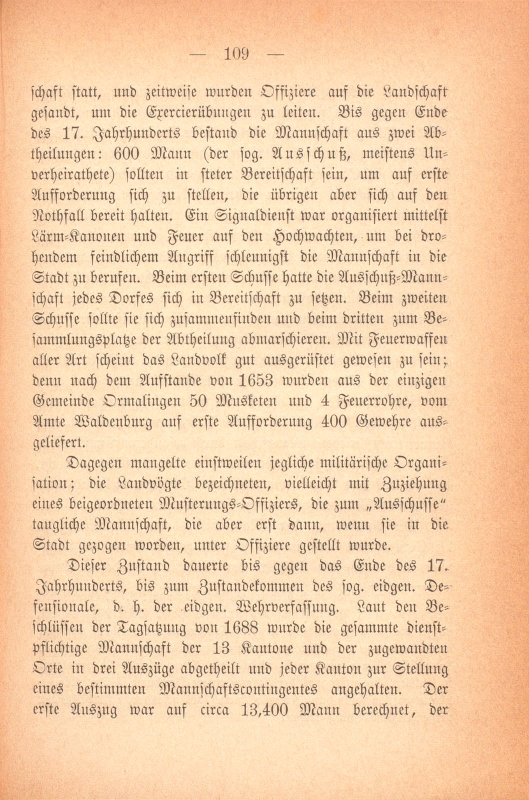 Über das baslerische Militärwesen in den letzten Jahrhunderten – Seite 31