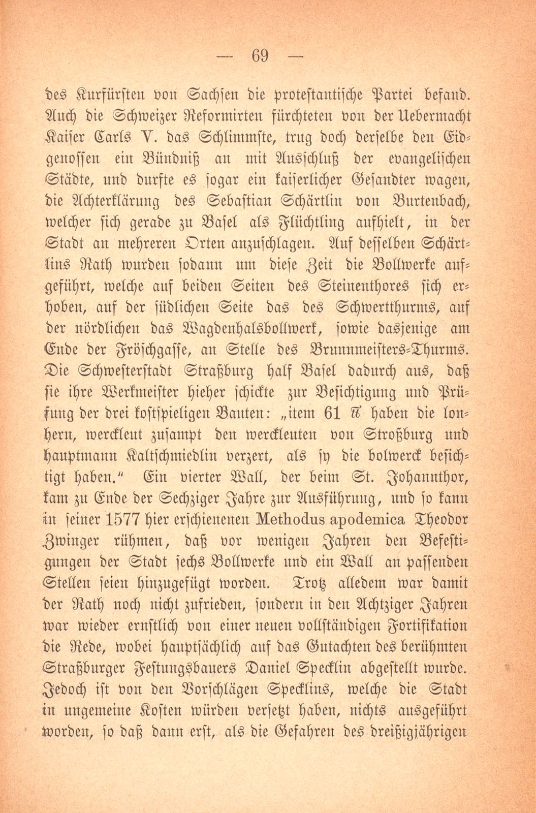 Baugeschichte Basels im XVI. Jahrhundert – Seite 18