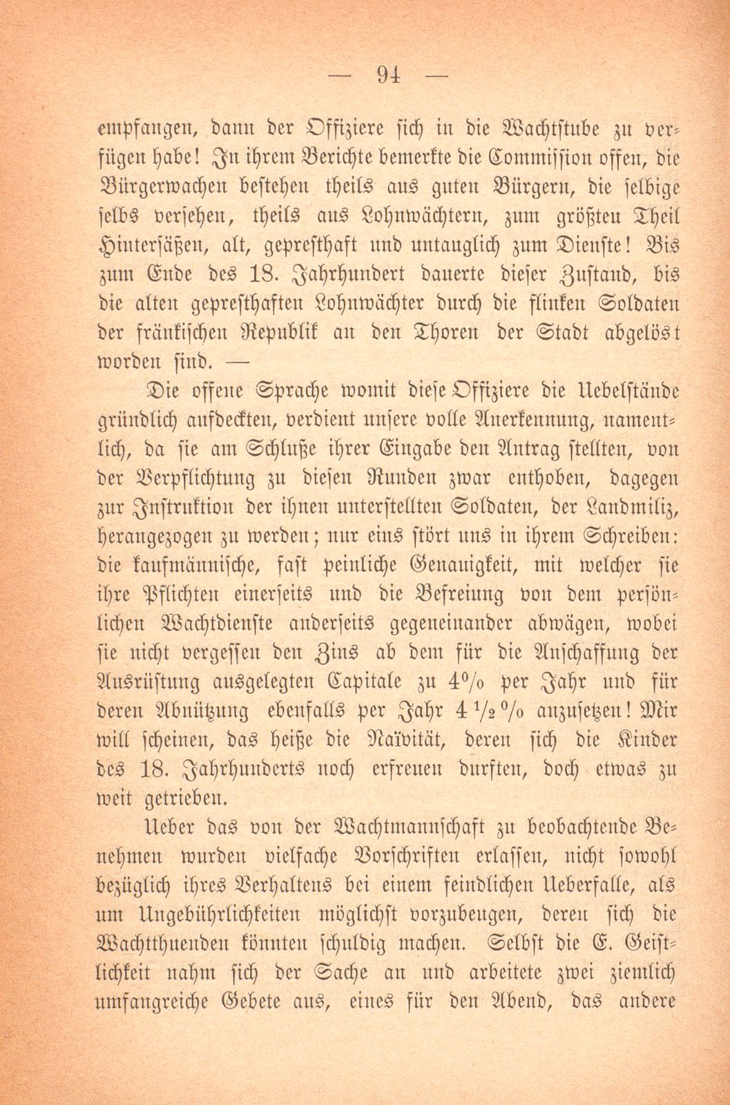 Über das baslerische Militärwesen in den letzten Jahrhunderten – Seite 16