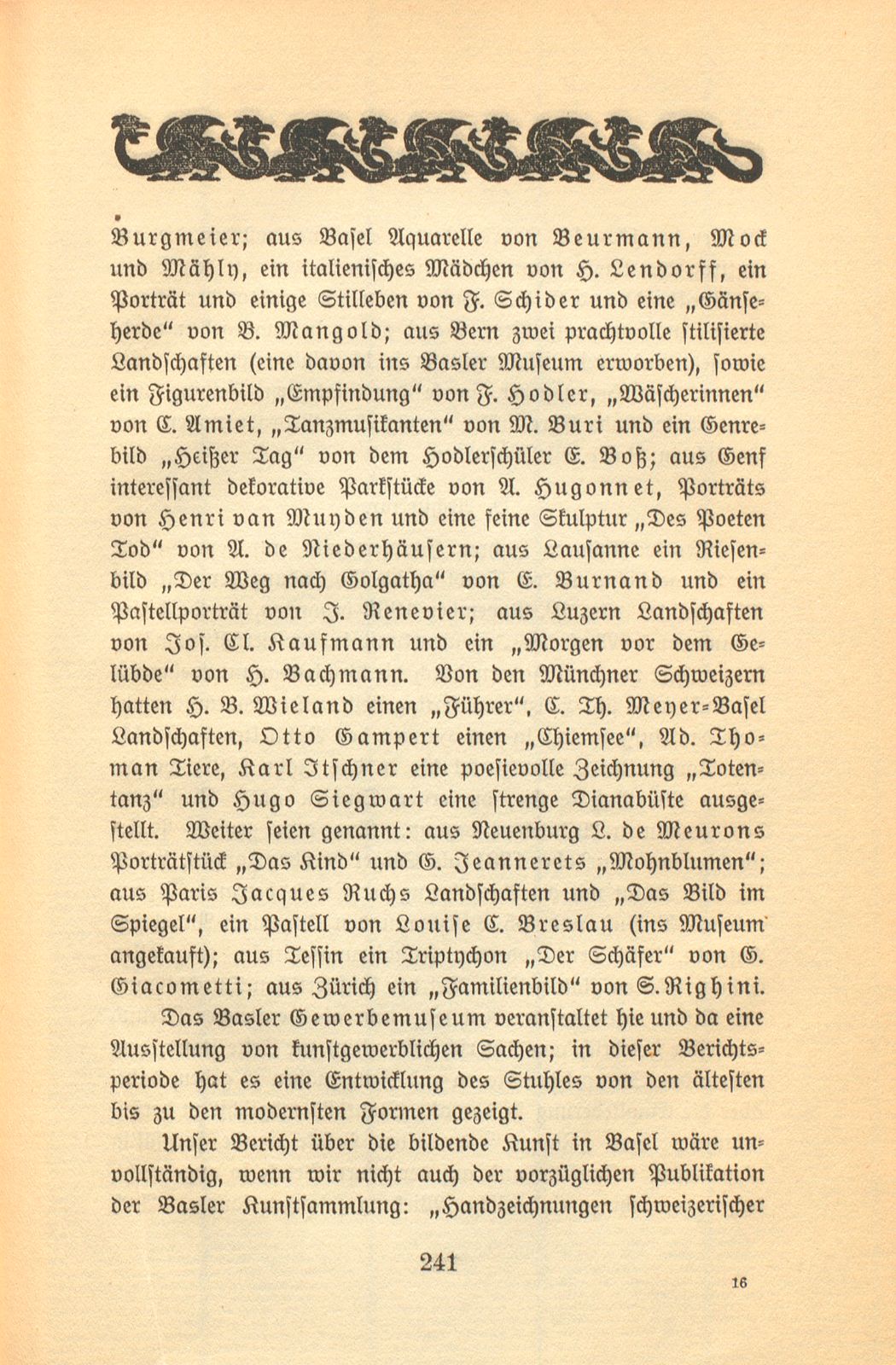 Das künstlerische Leben in Basel vom 1. November 1904 bis 31. Oktober 1905 – Seite 6