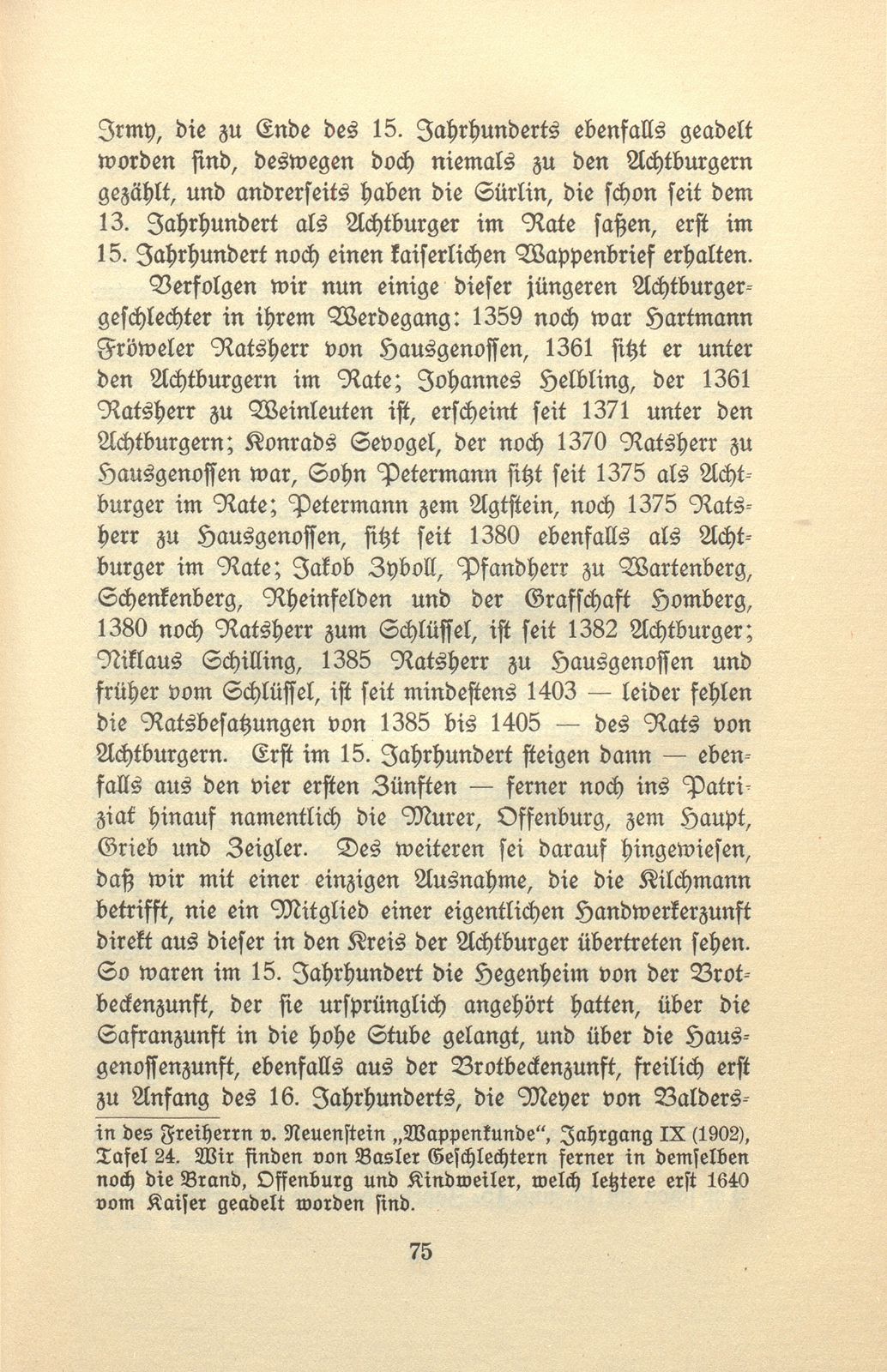 Stände und Verfassung in Basel vom 16. bis 18. Jahrhundert – Seite 6