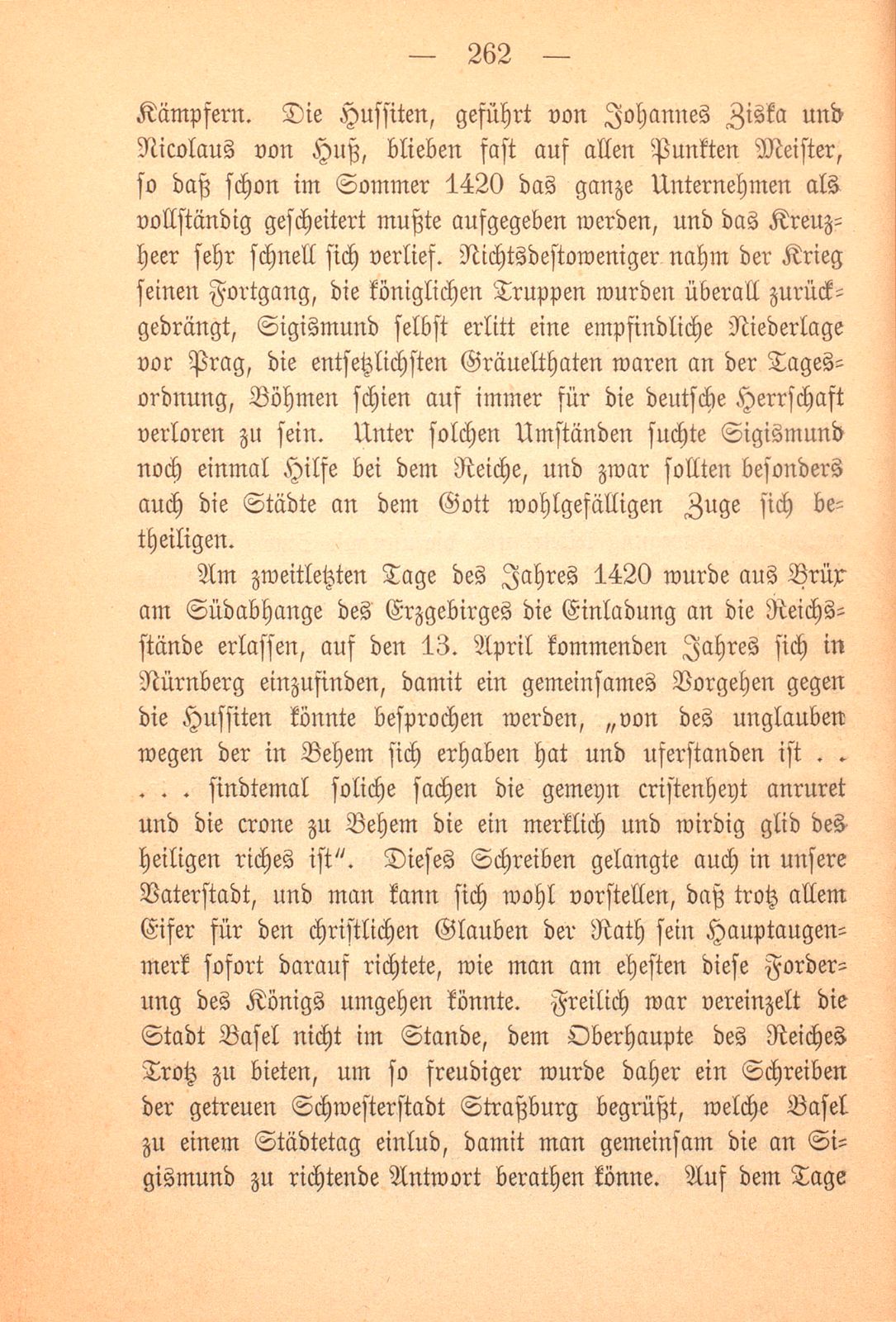 Der Antheil Basels an dem Hussitenkrieg von 1421 – Seite 3