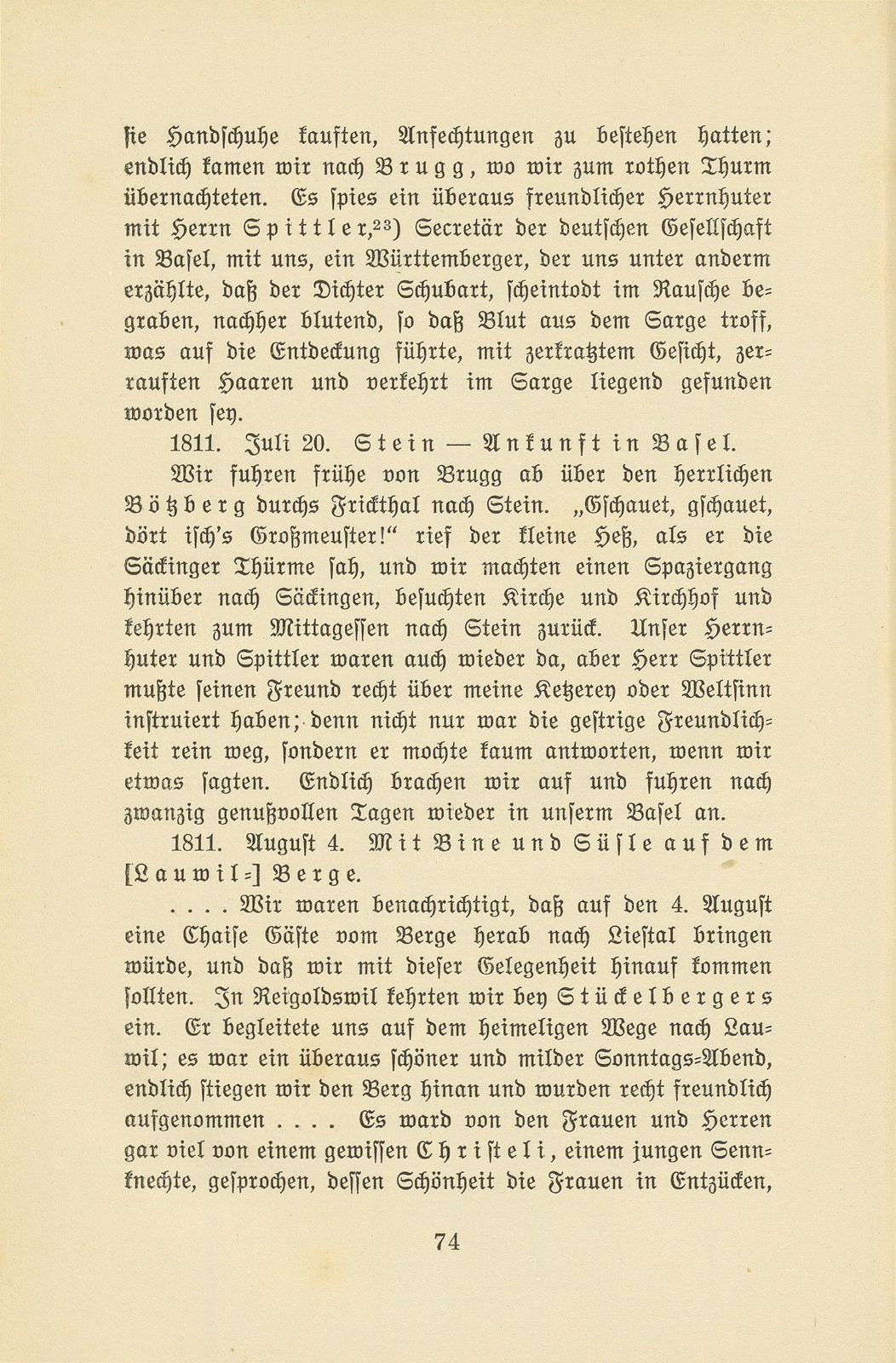 Aus den Aufzeichnungen von Pfarrer Daniel Kraus 1786-1846 – Seite 22