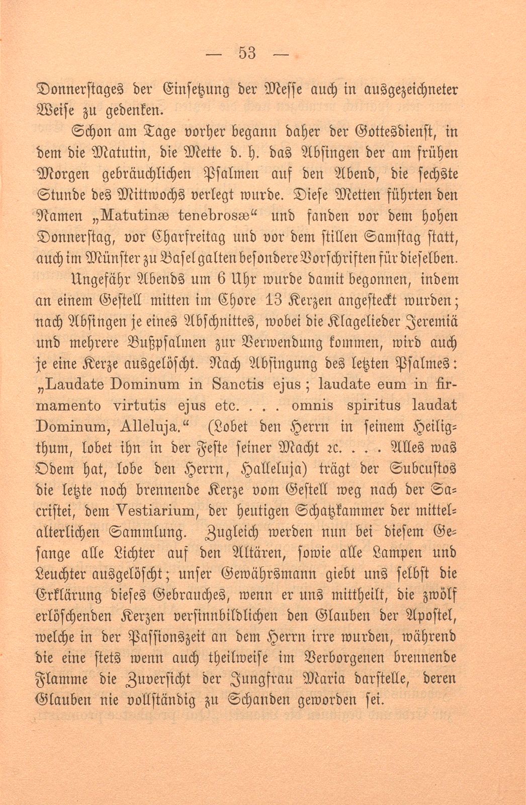 Eine Charwoche im alten Basler Münster – Seite 13